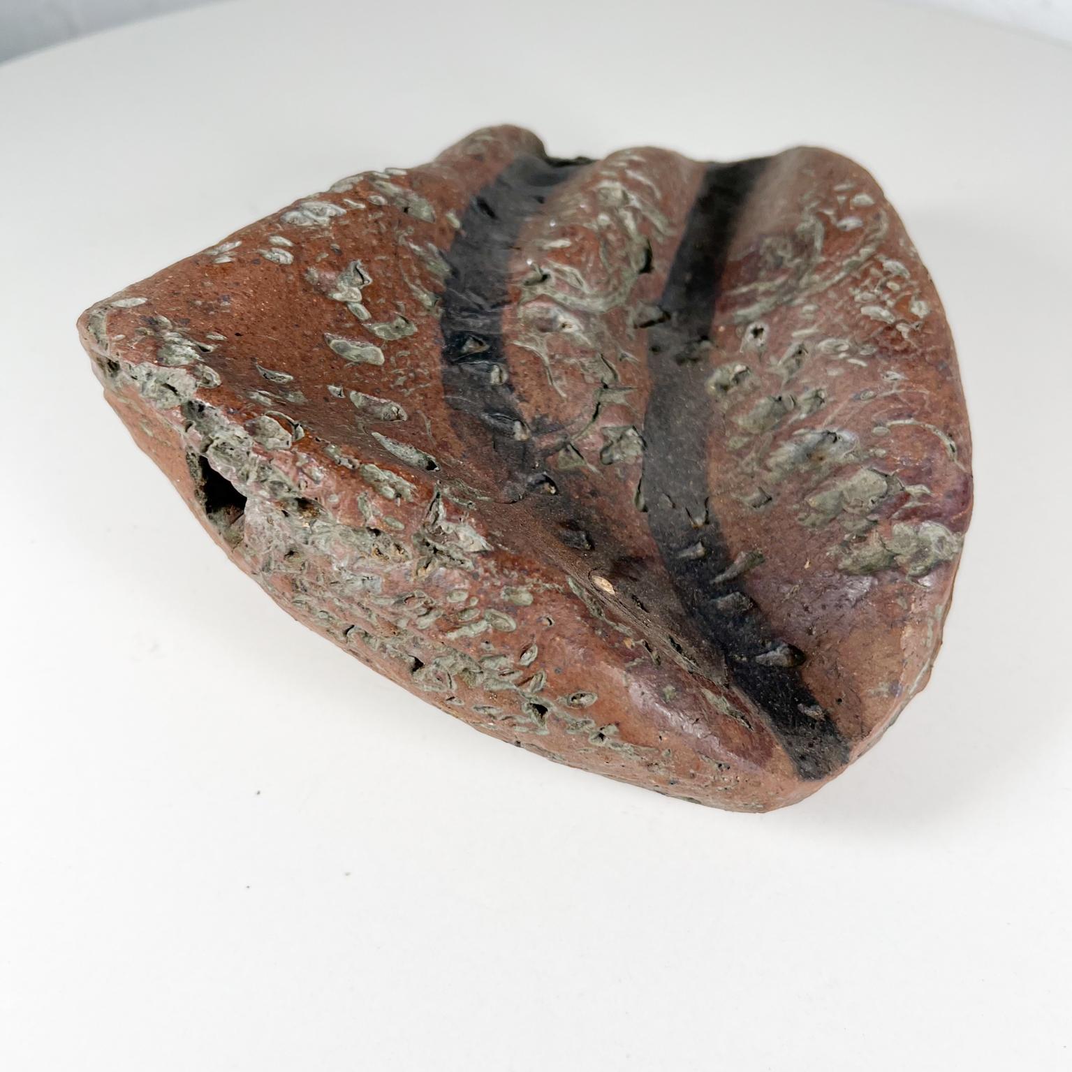 Mid-Century Modern Abstract Art Pottery Smashed Organic Modern Sculpture For Sale