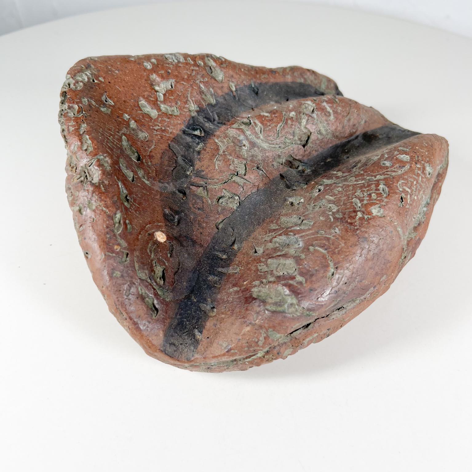 Abstract Art Pottery Smashed Organic Modern Sculpture In Good Condition For Sale In Chula Vista, CA