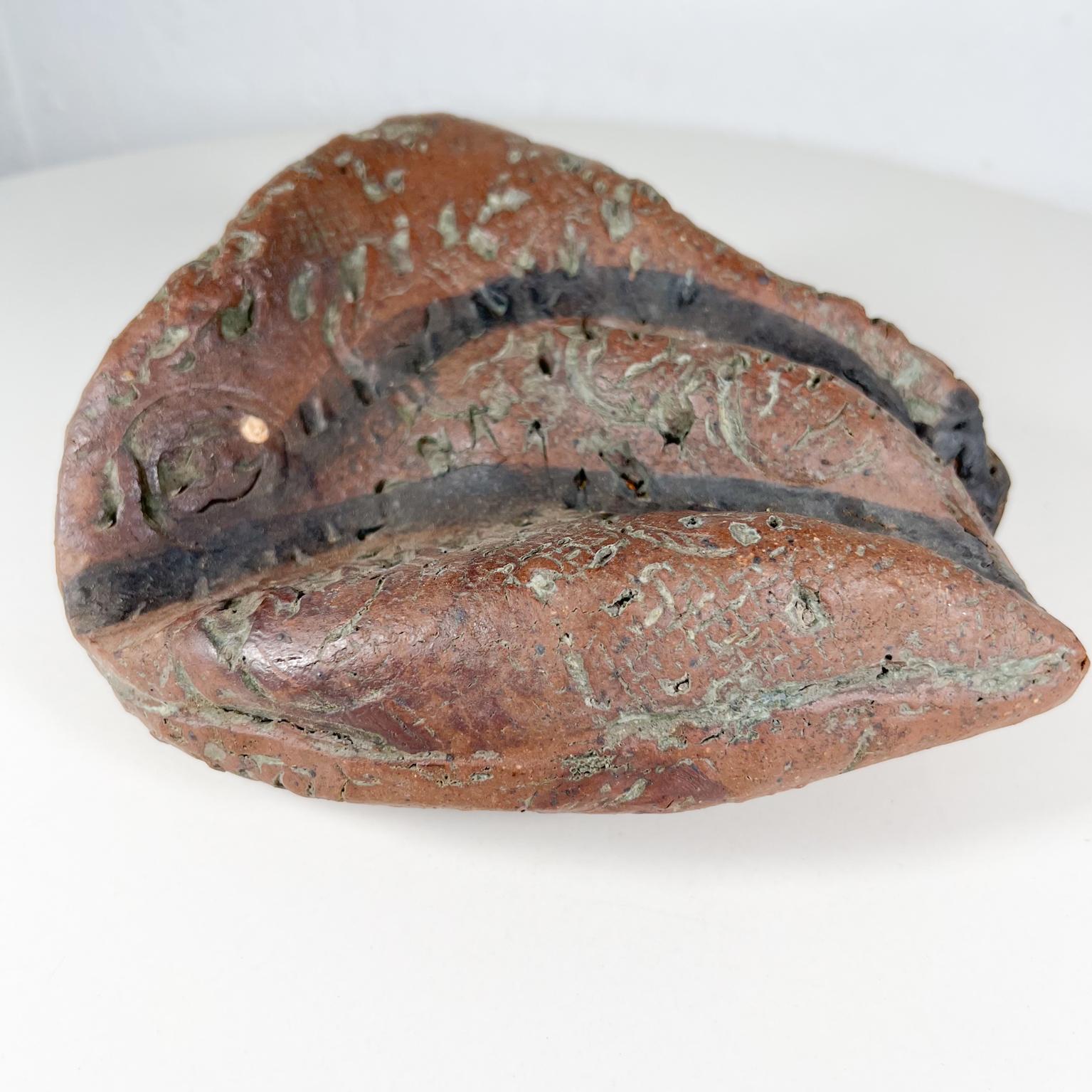 Late 20th Century Abstract Art Pottery Smashed Organic Modern Sculpture For Sale