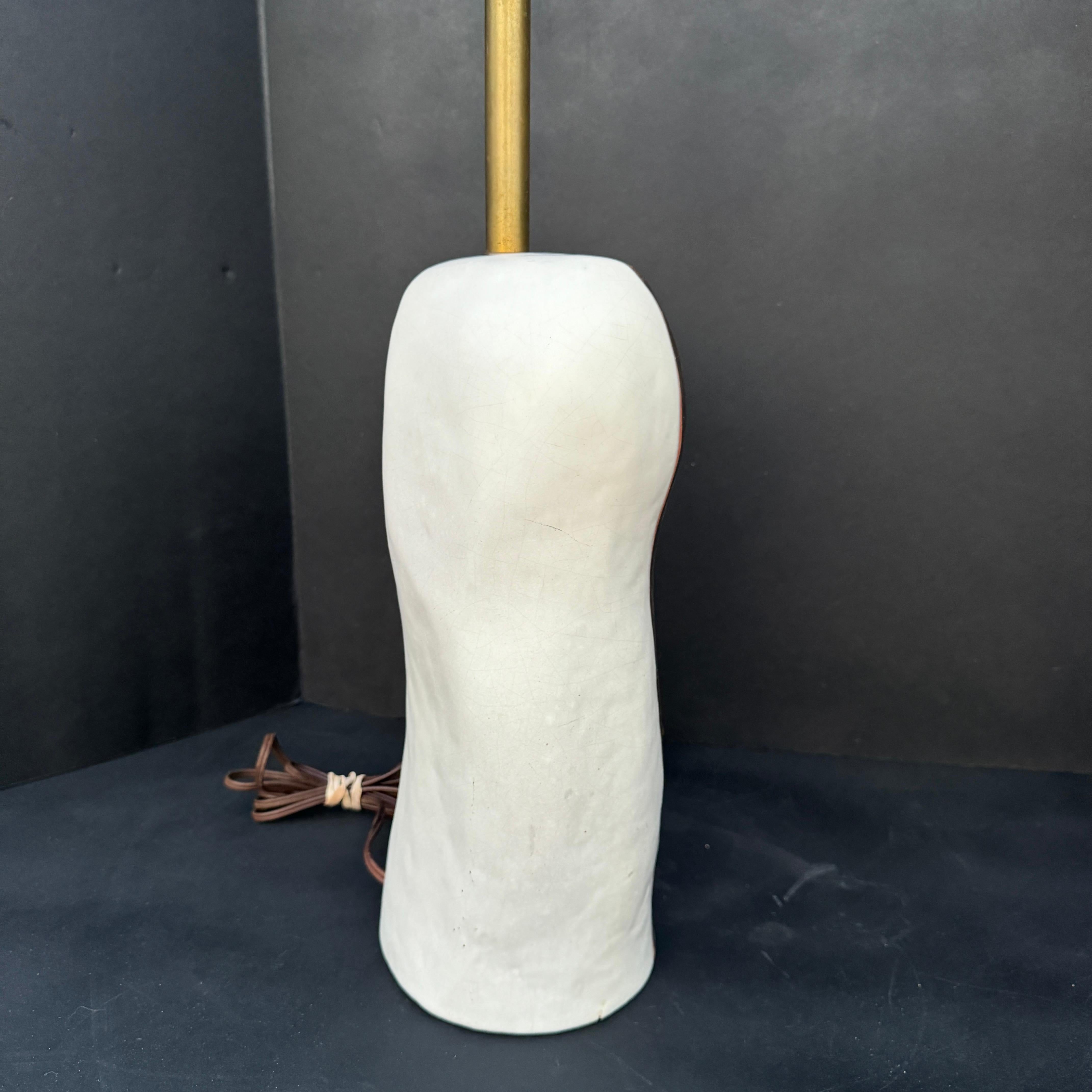 Hand-Crafted Abstract Art Pottery Table Lamp by Marianna von Alllesch