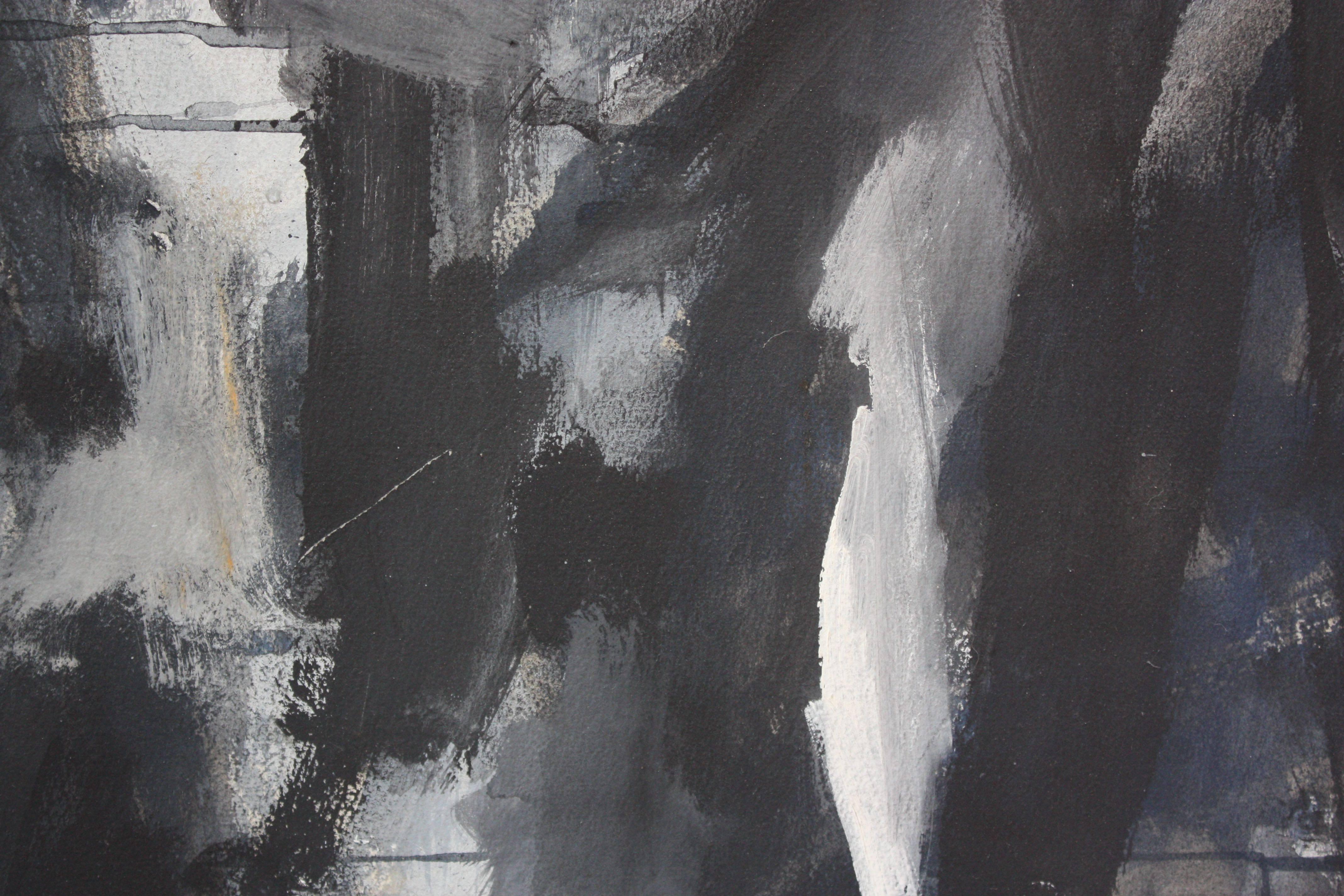 Peinture à la gouache abstraite « Aspen » sur panneau d'Elizabeth Nachman Erlanger en vente 2