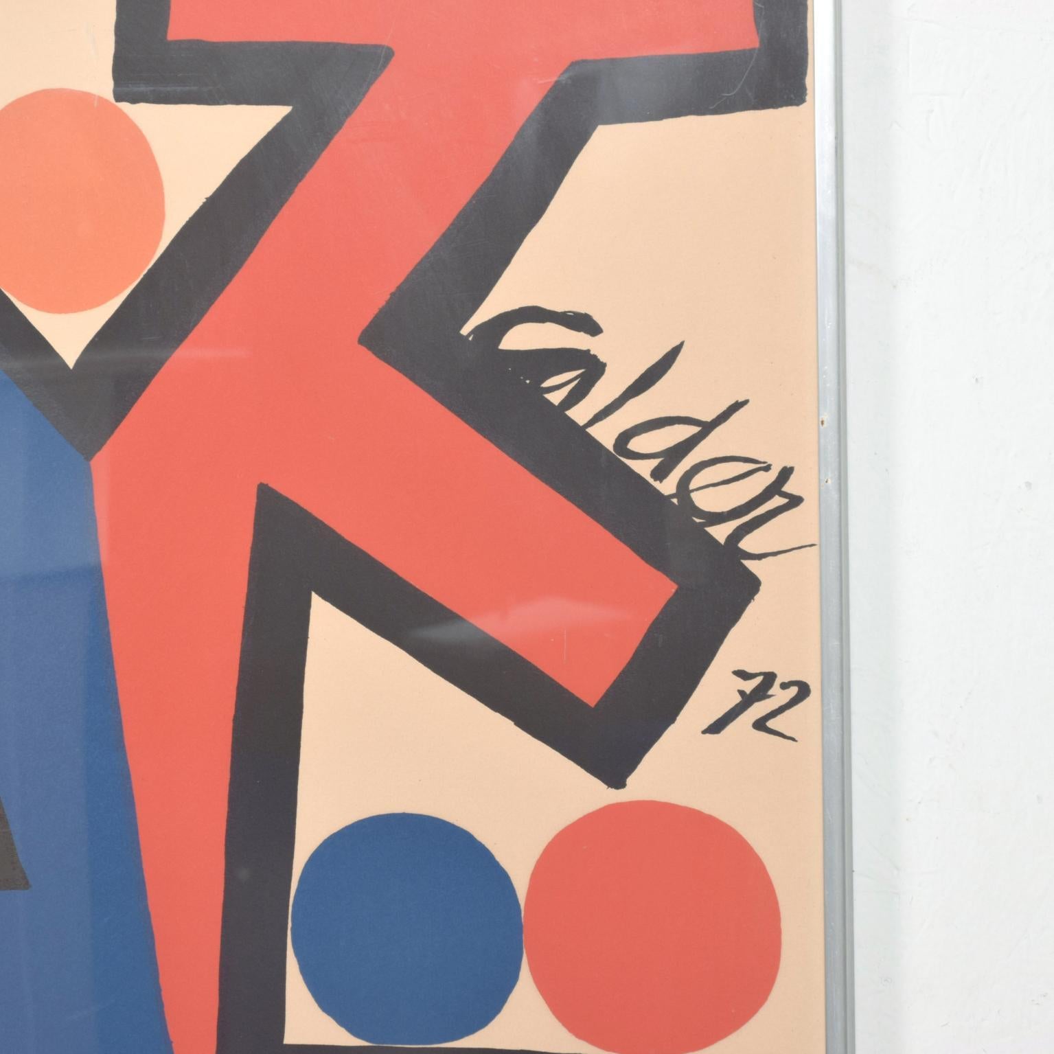 Abstract Asymetrie Tree Lithograph by Alexander Calder, 