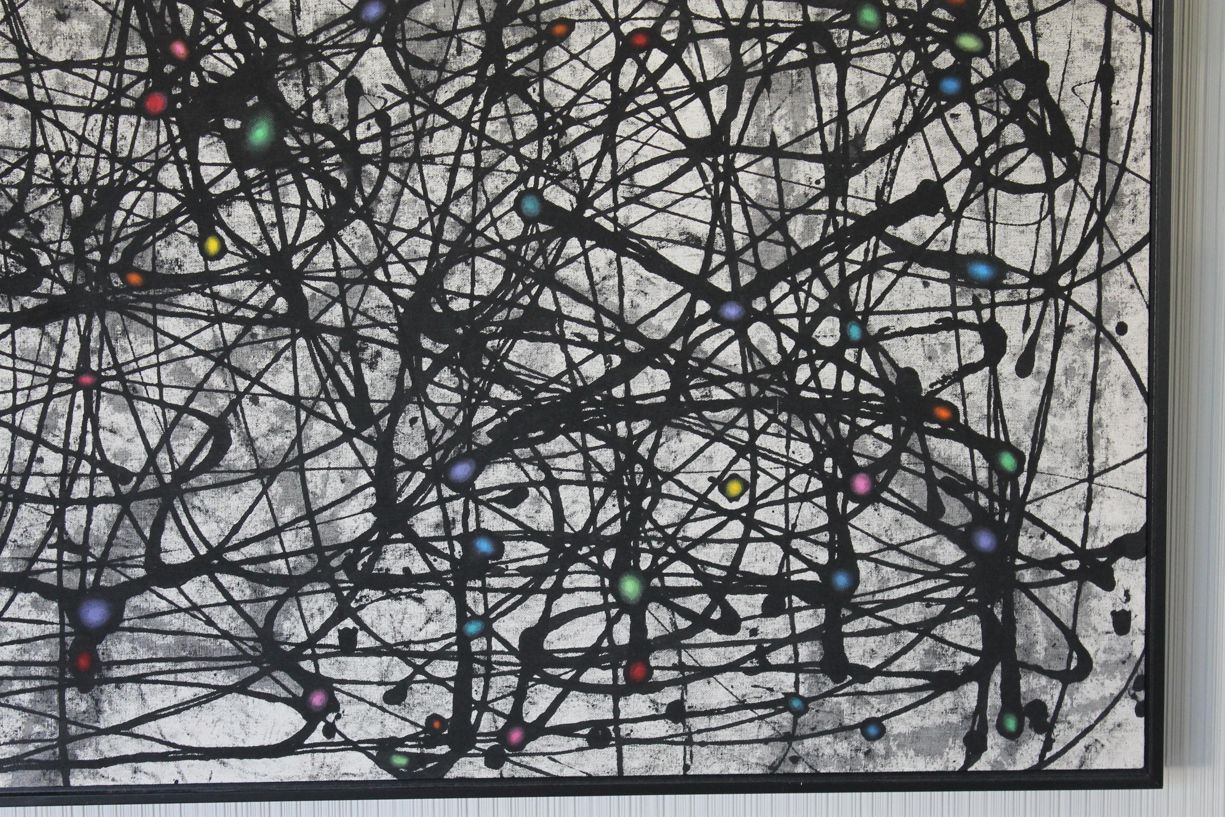 Abstract Atomic Drizzle Painting 1
