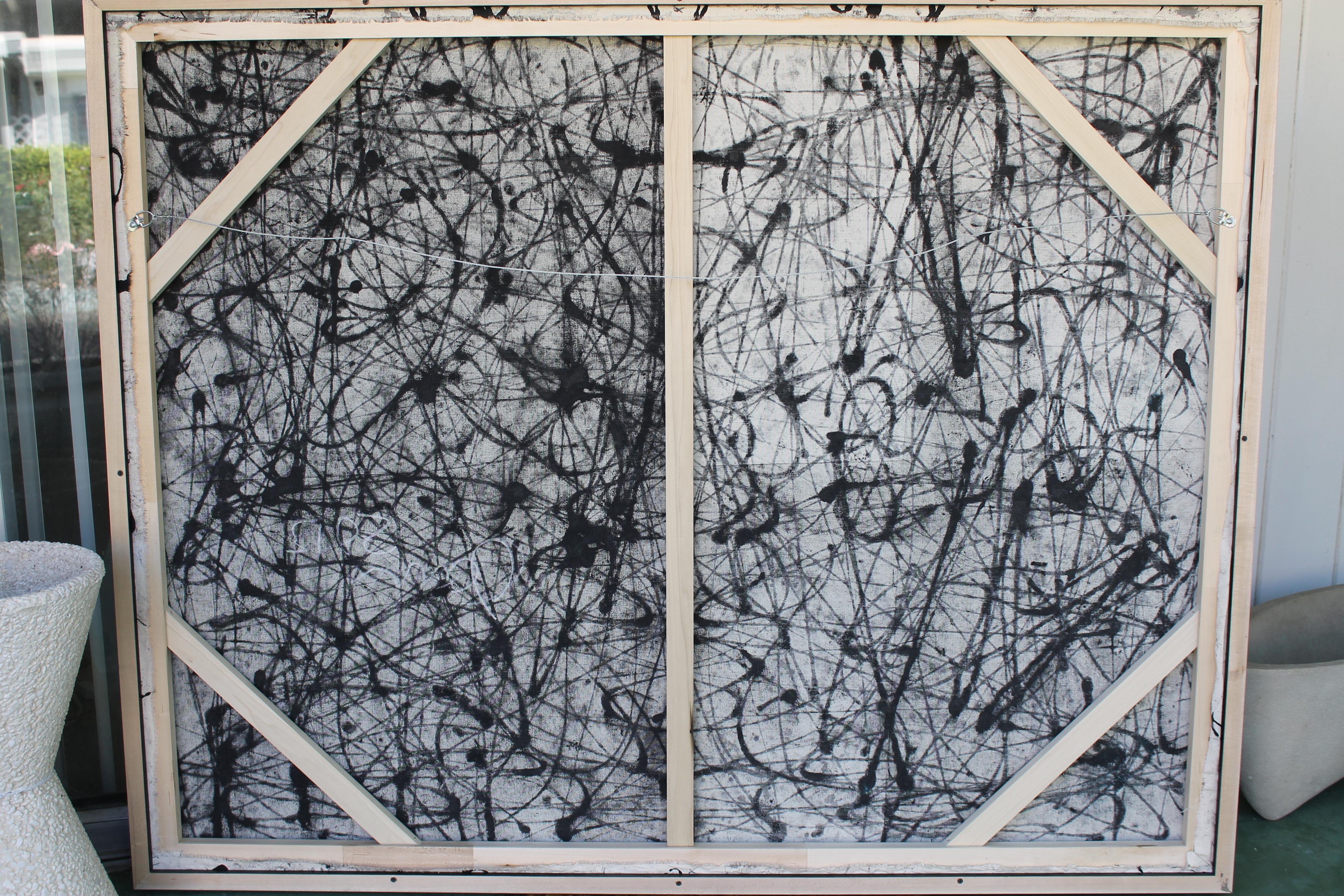 Abstract Atomic Drizzle Painting 3