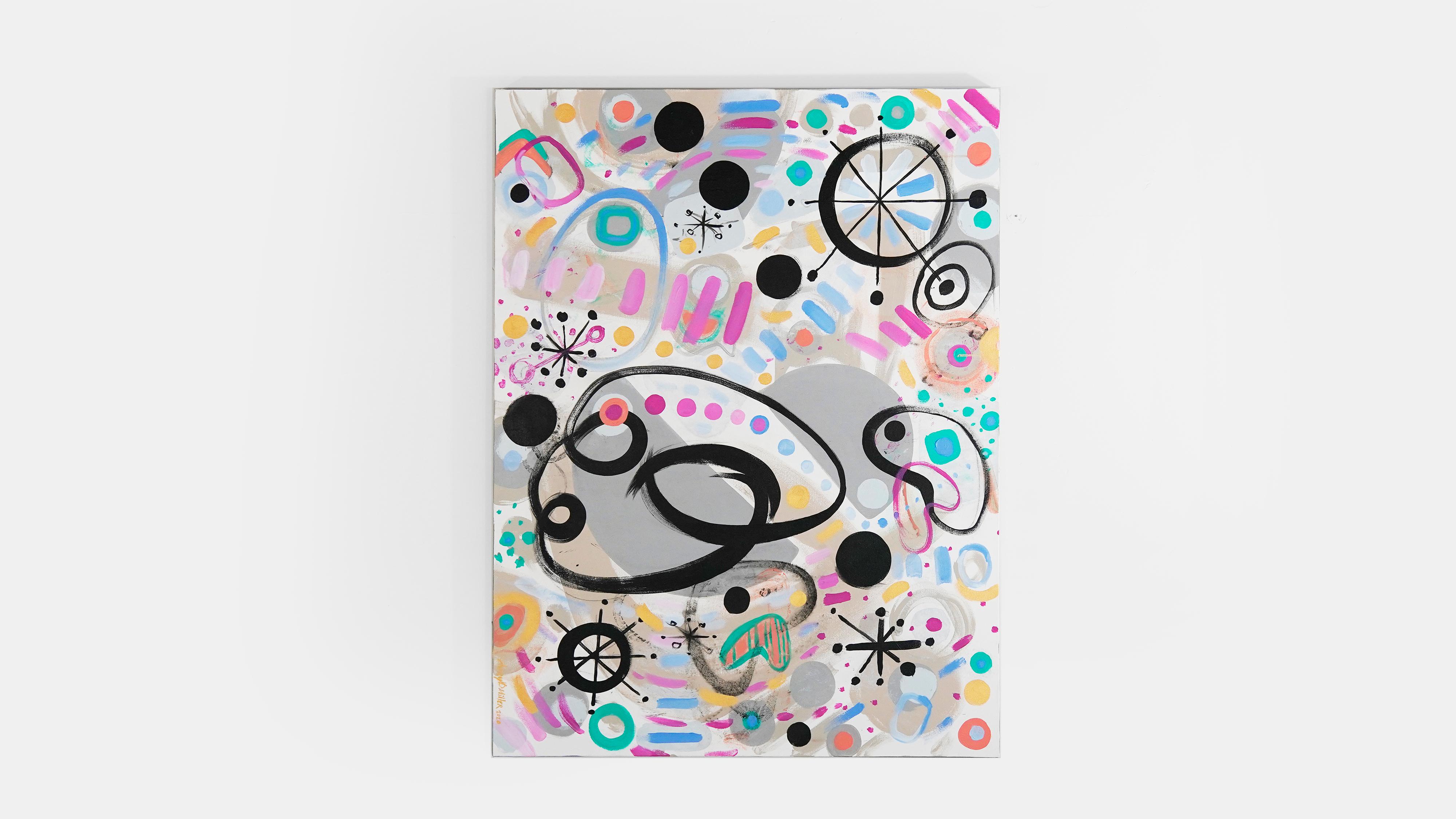 Medium: Acrylic on canvas
Subject matter: Abstract
Size: 36