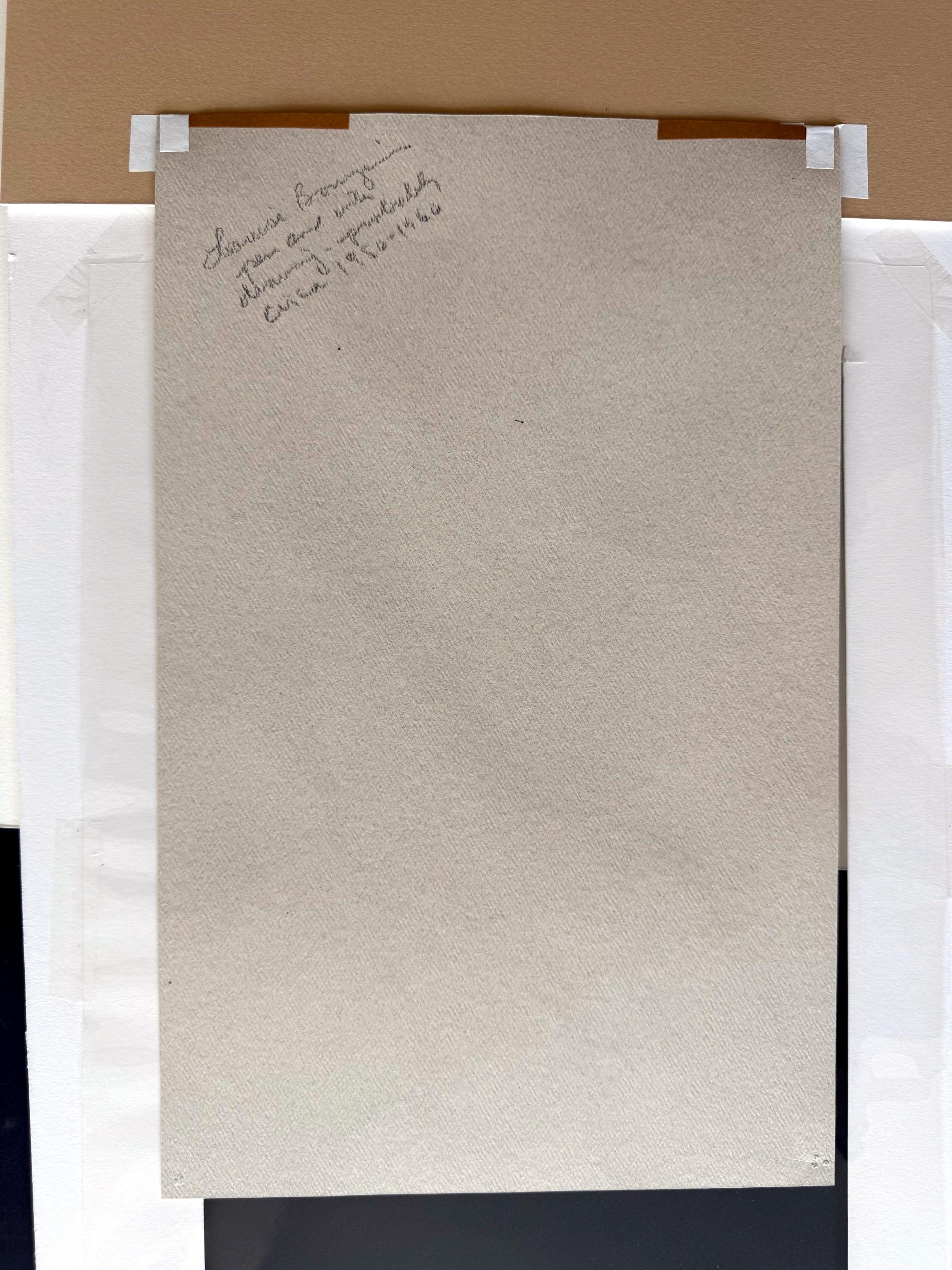 Disegno astratto a penna a sfera firmato Louise Bourgeois in vendita 2