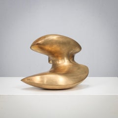 Abstract Biomorphic Bronze Sculpture by Felix van de Beek, Netherlands, 2000s