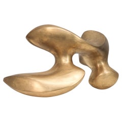 Abstract Biomorphic Bronze Sculpture by Felix van de Beek, Netherlands, 2000s