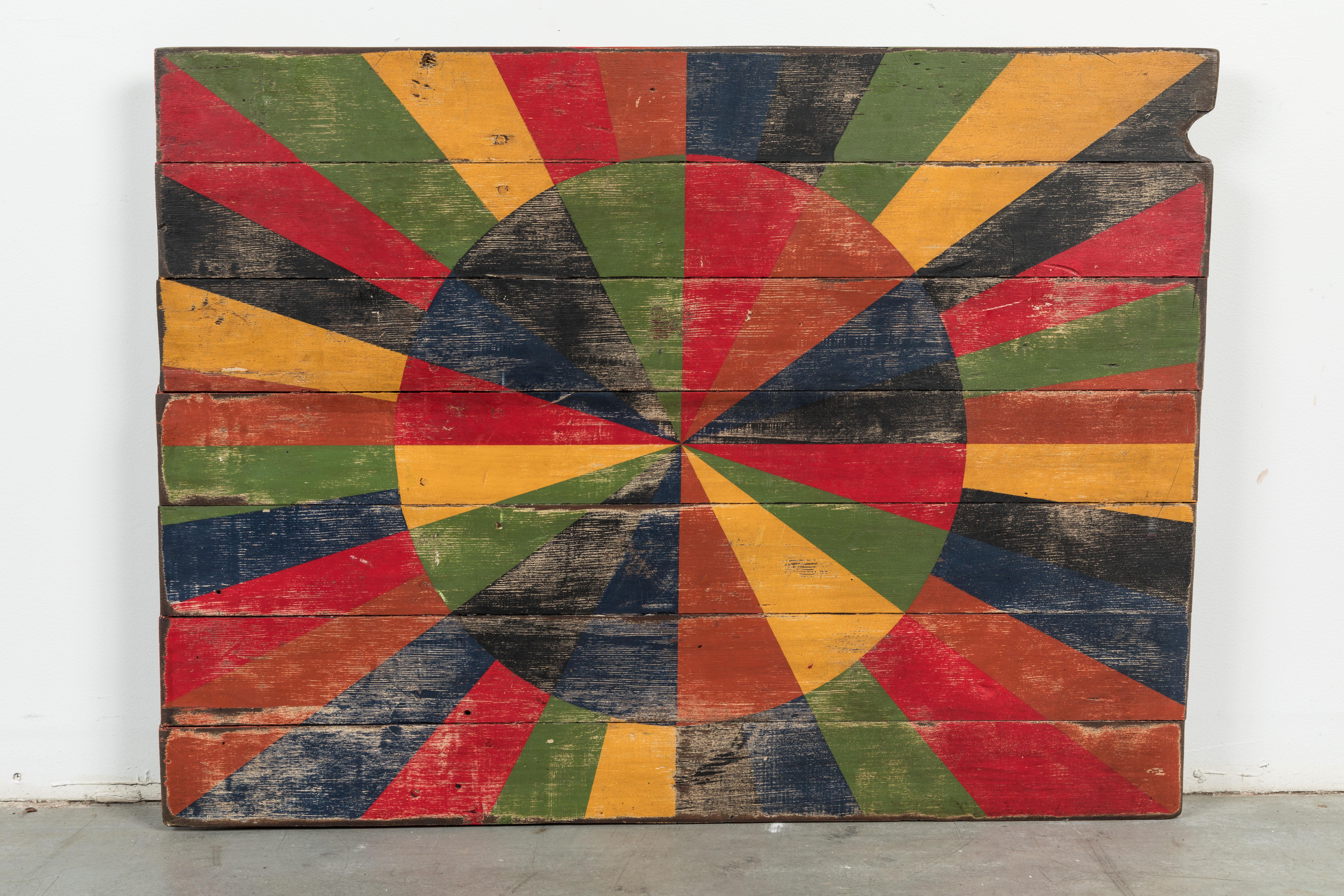 Abstract Board Circle Starburst In Good Condition In Santa Monica, CA