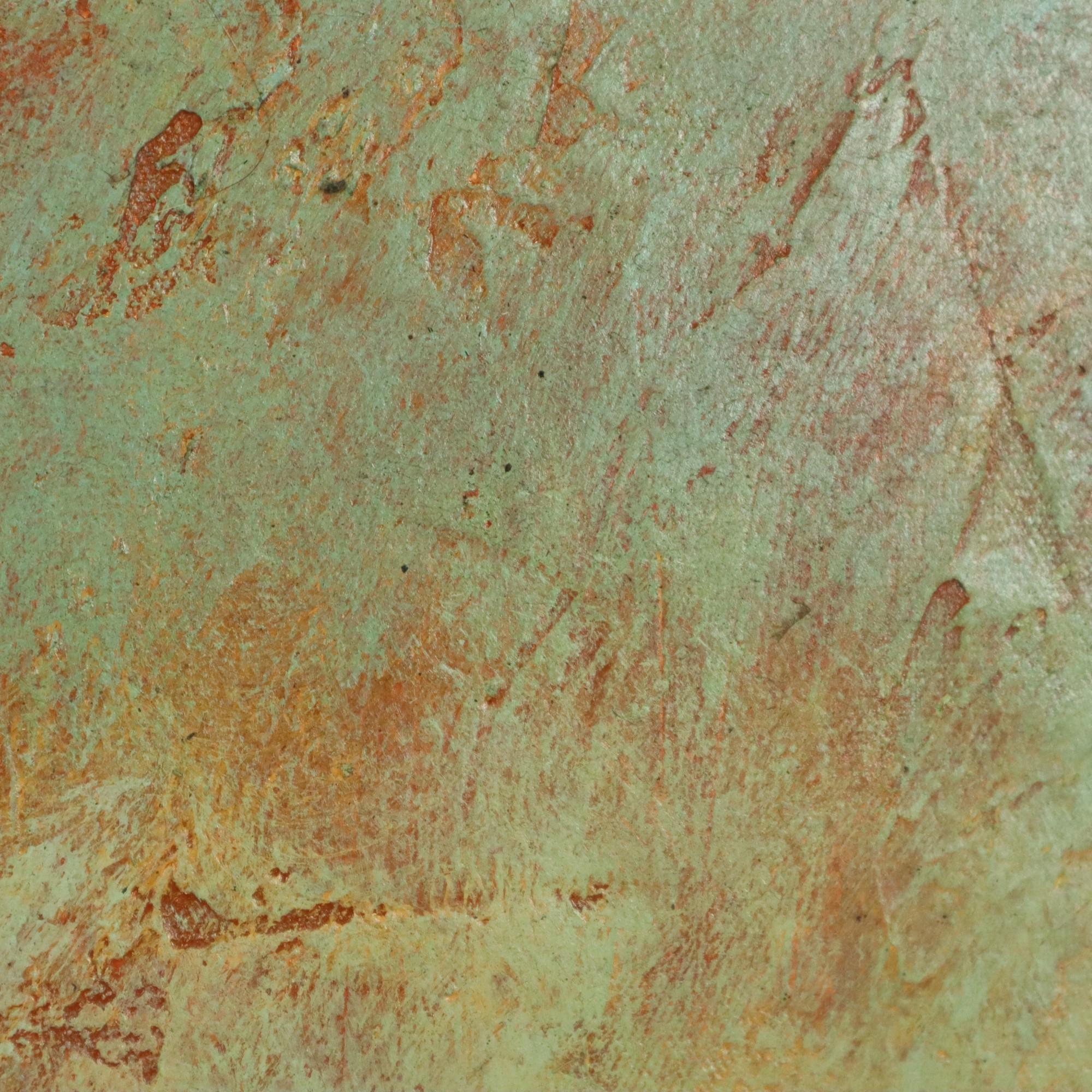 Abstrakte Bootskunst Öl auf Leinwand XL Großes Gemälde Signiert 146x114cm im Angebot 3