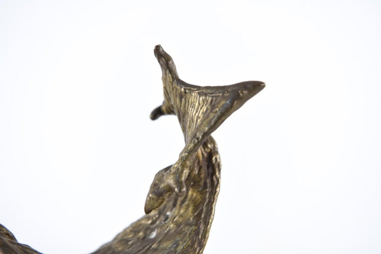 Abstract Bronze Biomorphic Sculpture For Sale 2