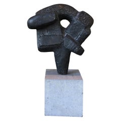 Abstract Bronze by Francisco Baron, Spain, 1960s