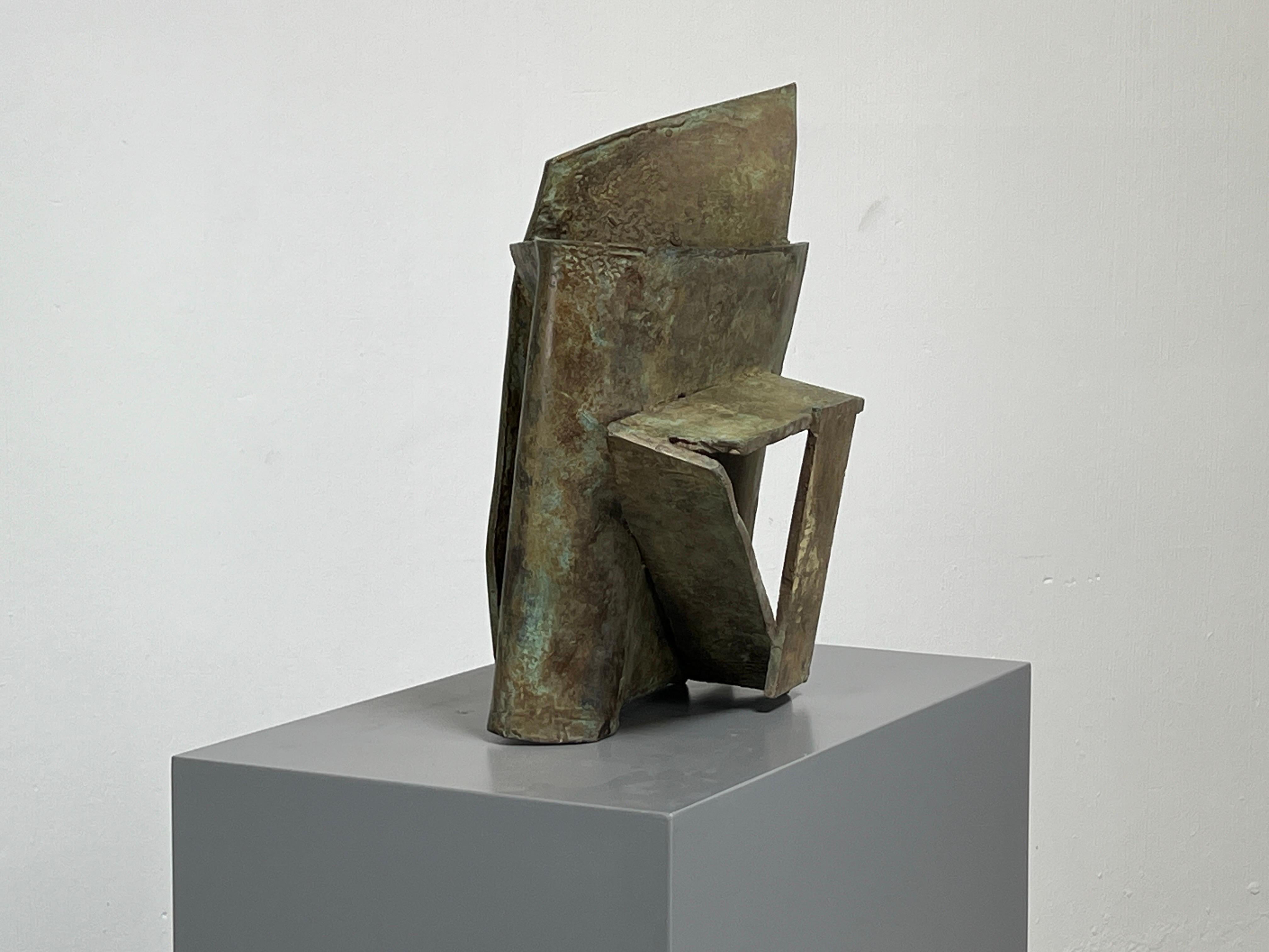 Late 20th Century Abstract Bronze by Michael Steiner For Sale