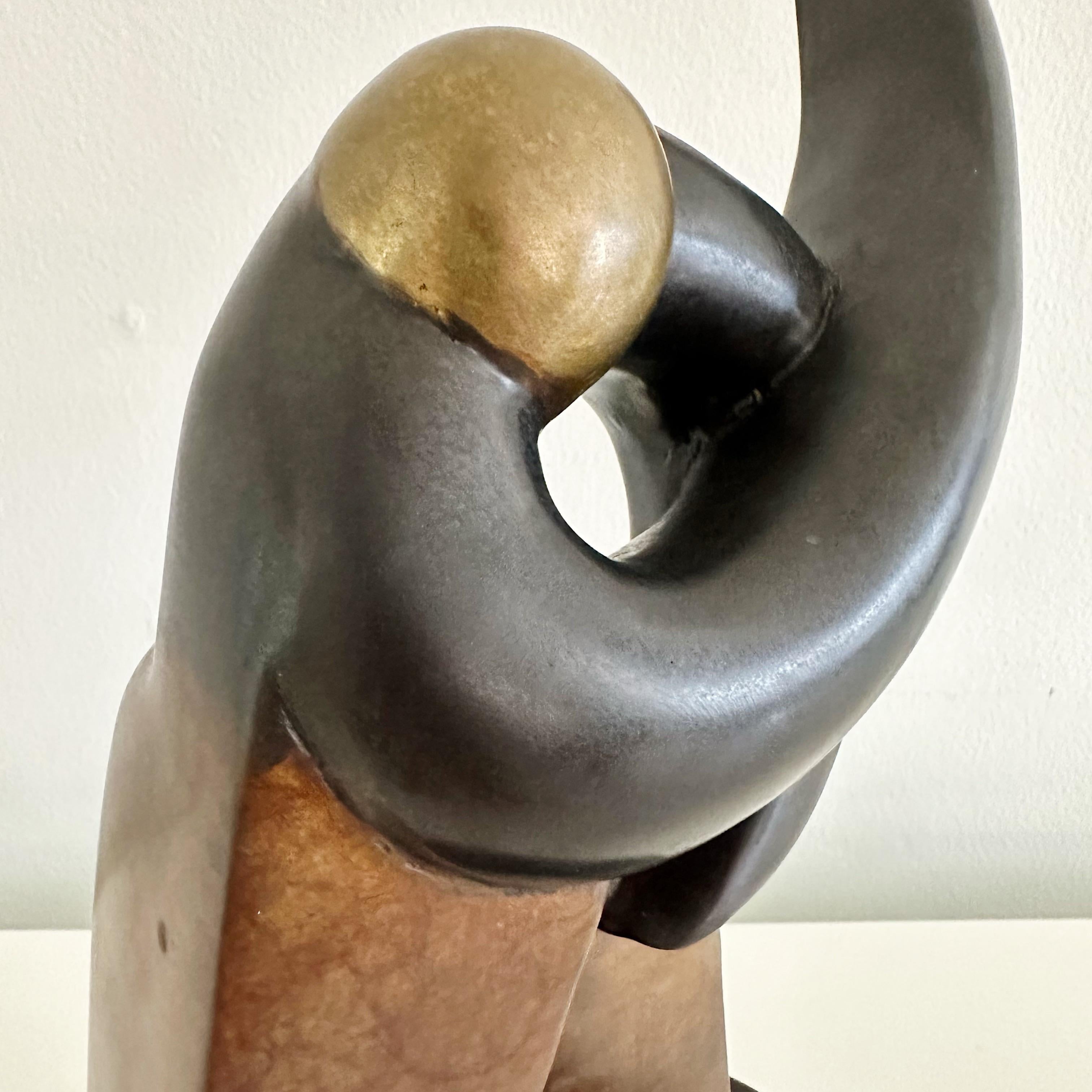 American Abstract Bronze Figural Sculpture by Douglas Brett, 2007
