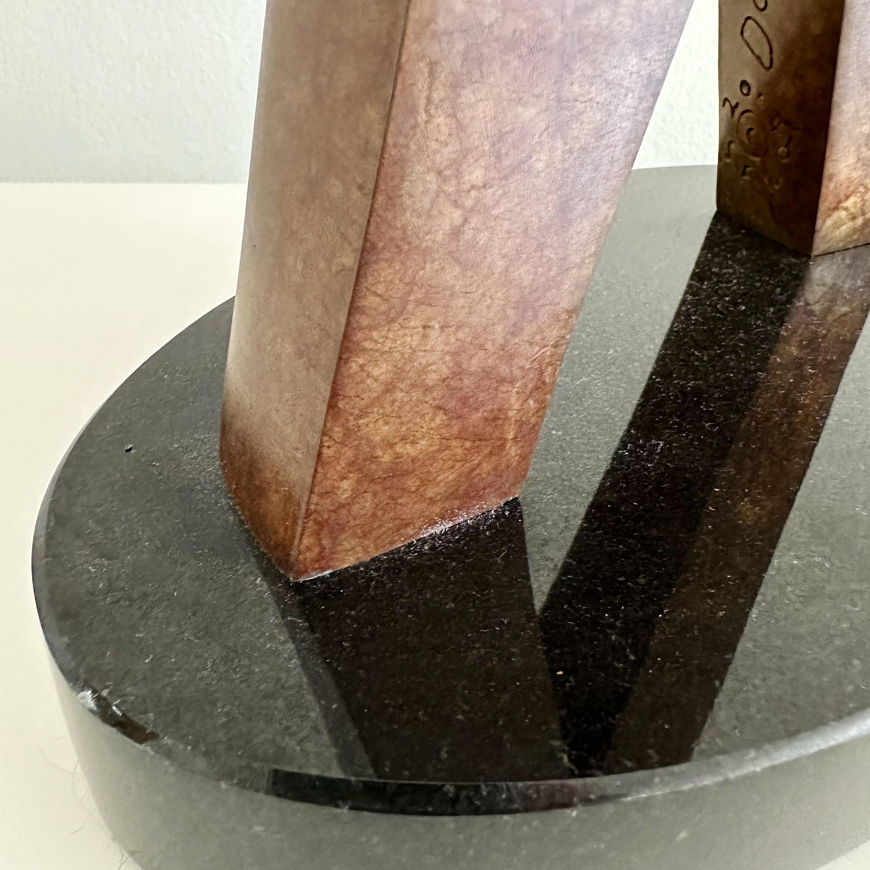 Hand-Crafted Abstract Bronze Figural Sculpture by Douglas Brett, 2007