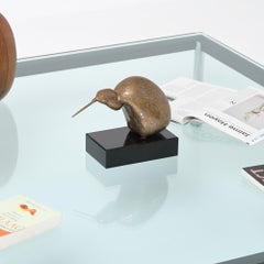 Abstract Bronze Kiwi Sculpture