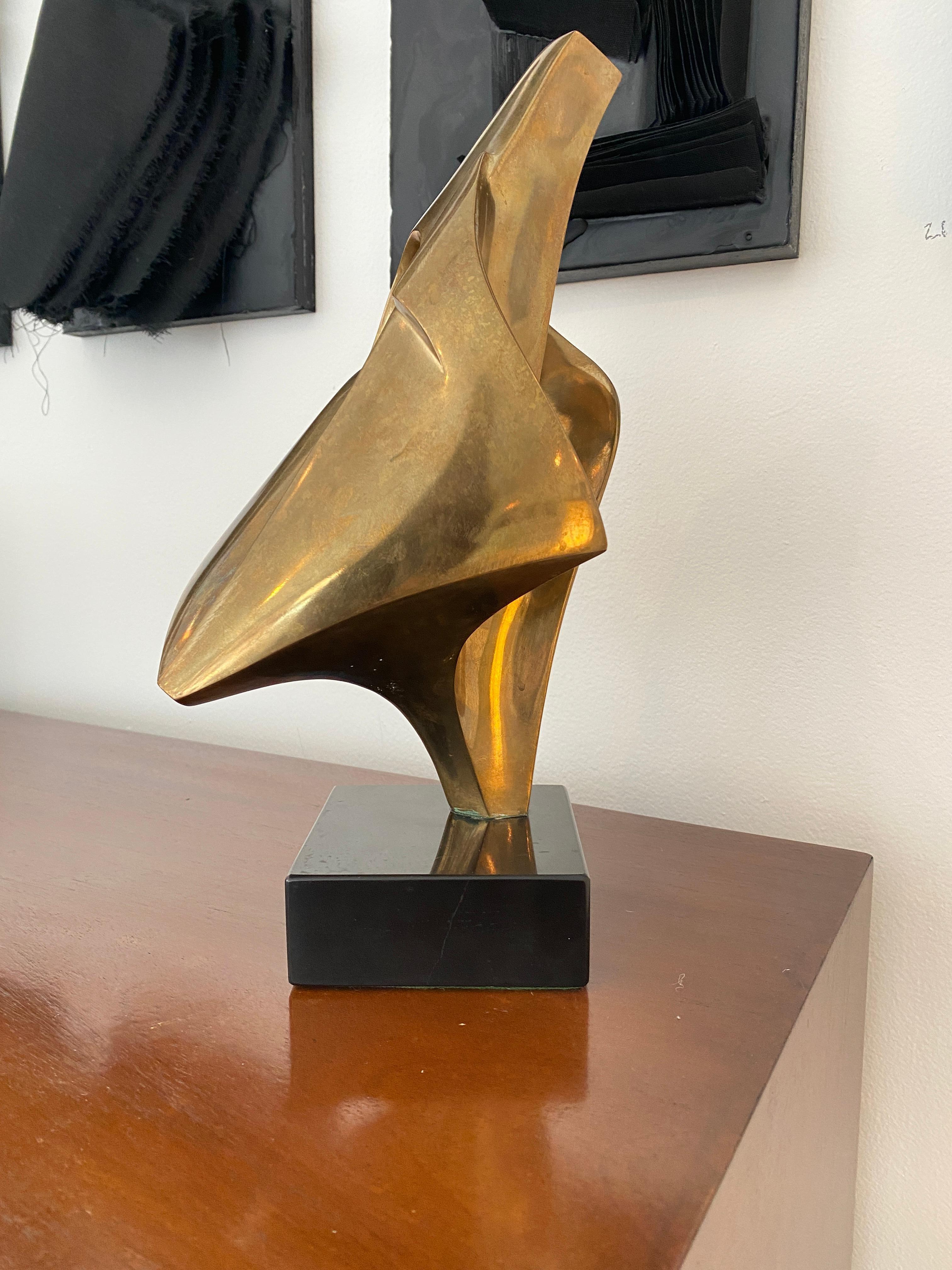 Abstract Bronze Sculpture Attributed to Artist Alicia Penalba  4