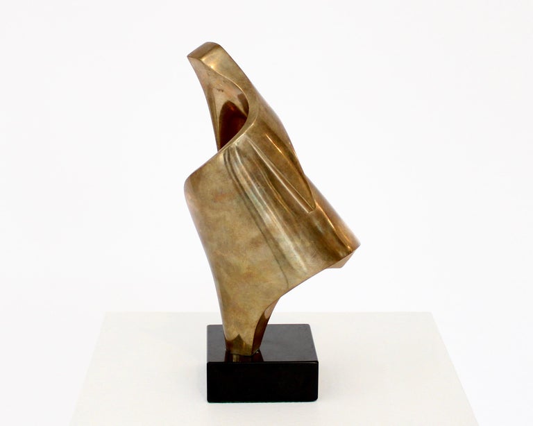 Modern Abstract Bronze Sculpture Attributed to Artist Alicia Penalba  For Sale