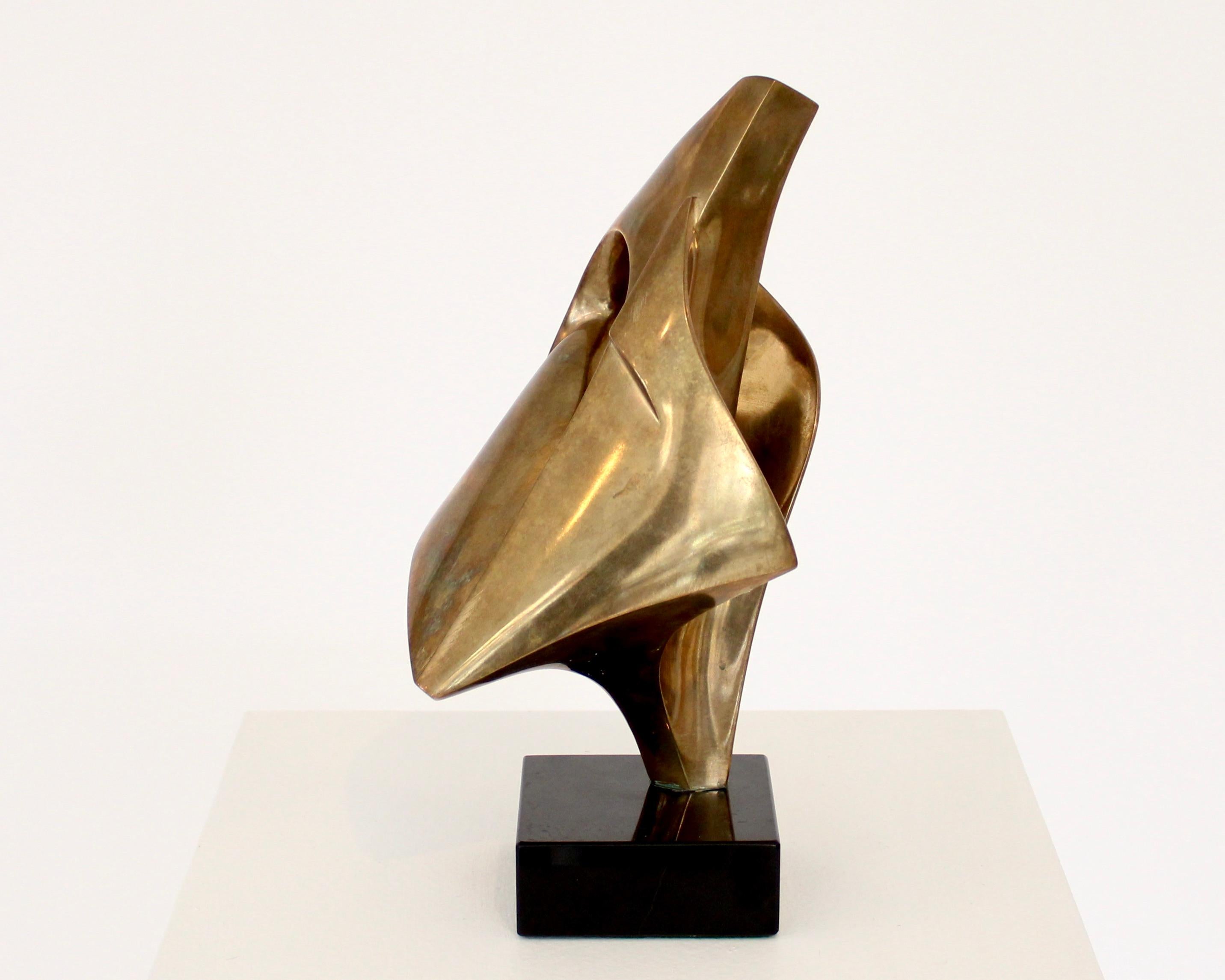 Mid-20th Century Abstract Bronze Sculpture Attributed to Artist Alicia Penalba 