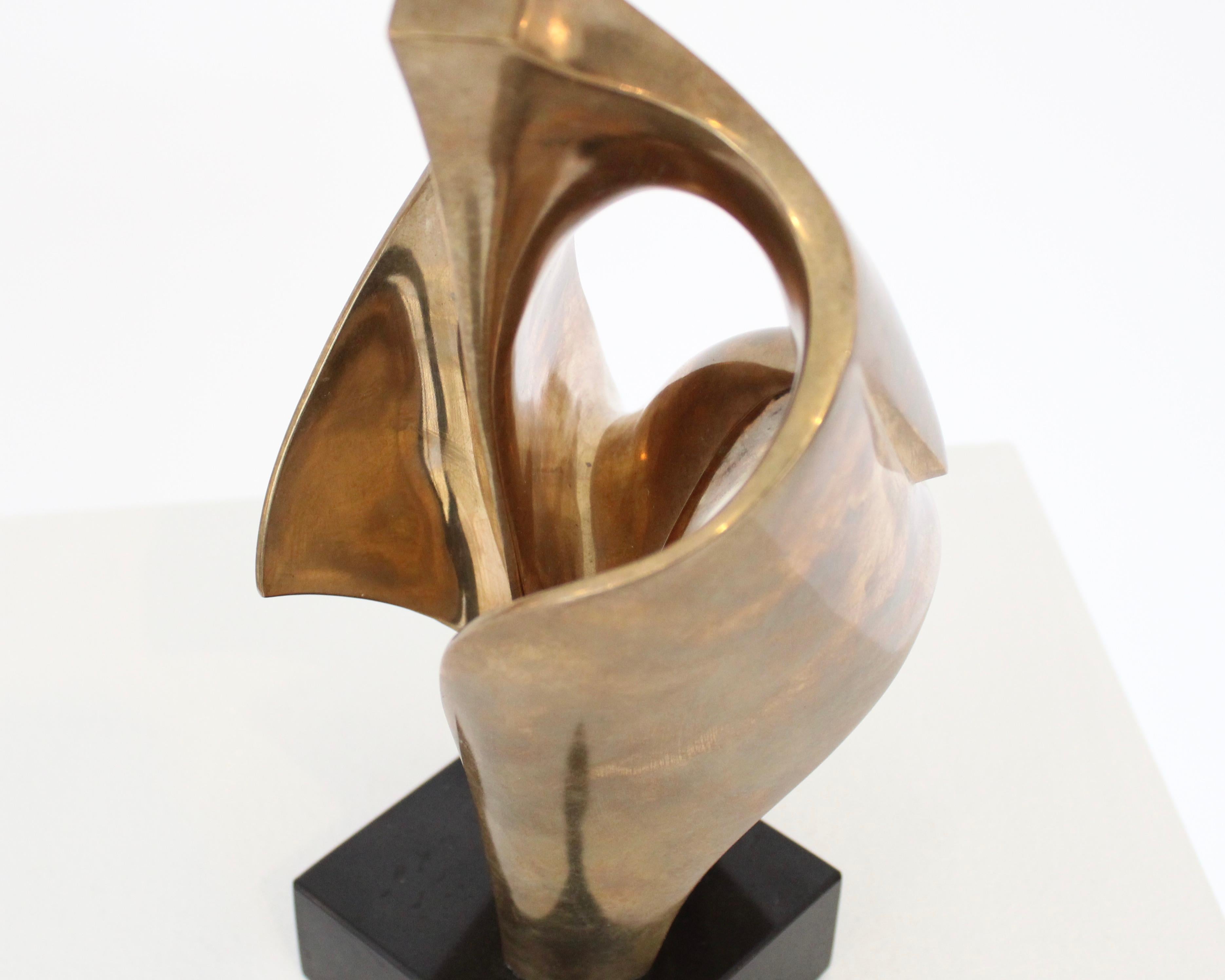 Abstract Bronze Sculpture Attributed to Artist Alicia Penalba  1