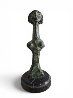 Abstract Bronze Sculpture by Alfredo Lanz, Signed and Numbered 4/20