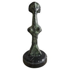 Abstract Bronze Sculpture by Alfredo Lanz, Signed and Numbered 4/20