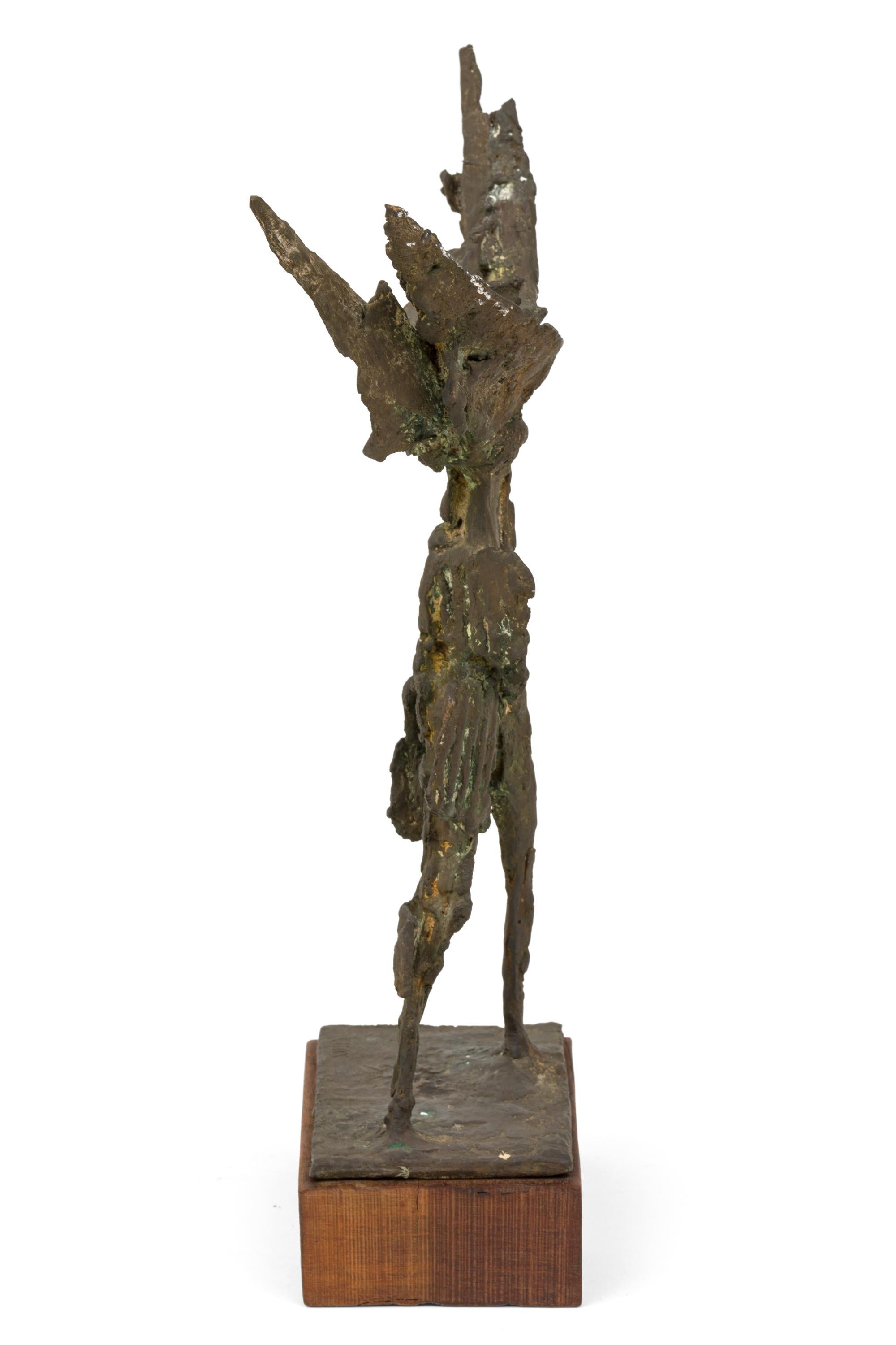 Italian Abstract Bronze Sculpture by Chissotti Filippo, Italy, 1960s For Sale