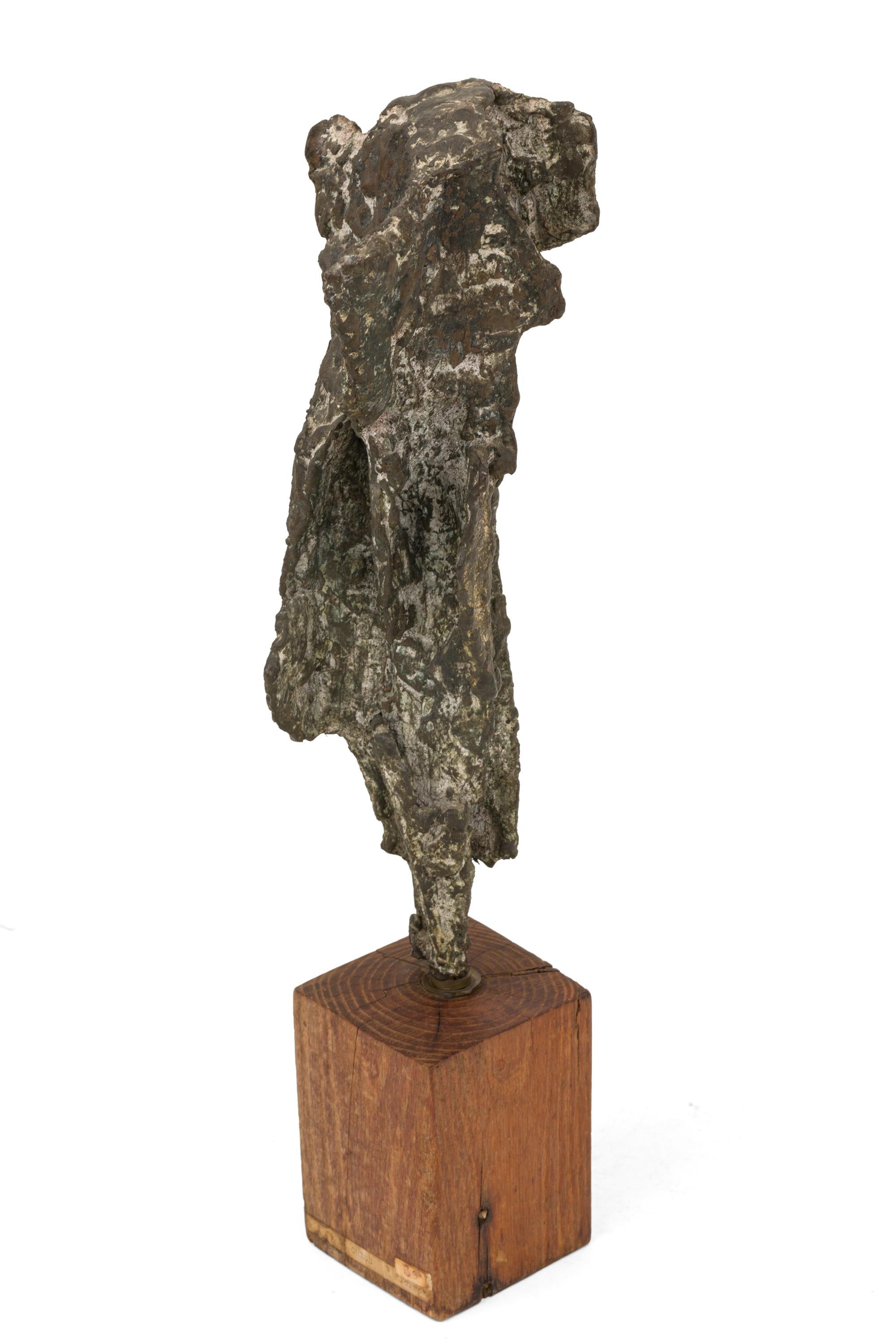 Italian Abstract Bronze Sculpture by Chissotti Filippo, Italy 1960s For Sale