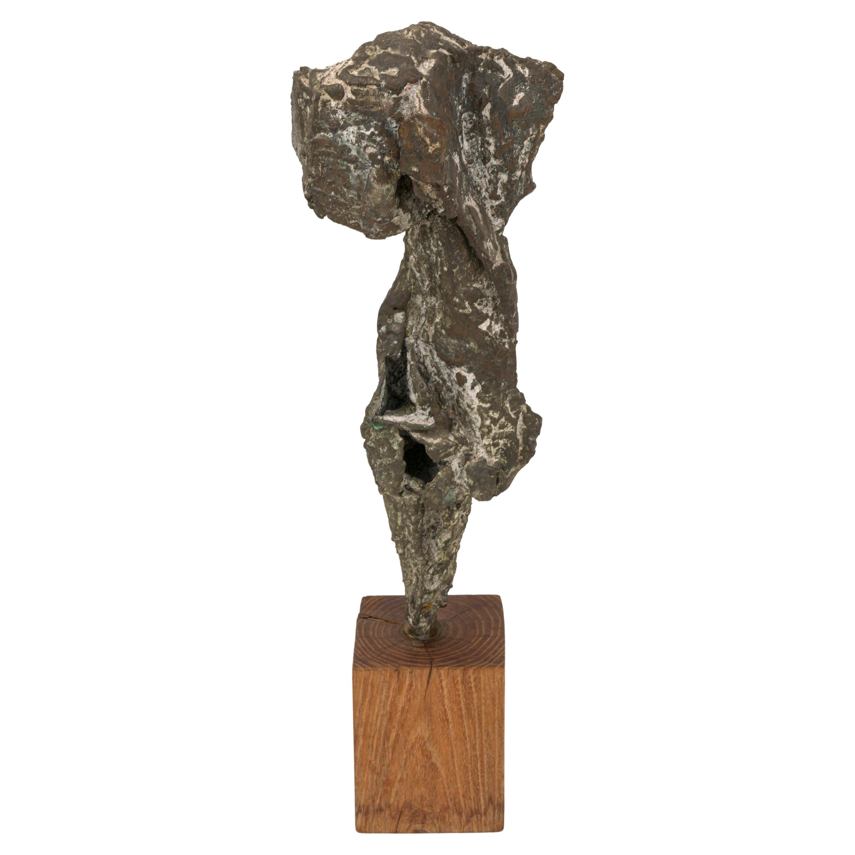 Abstract Bronze Sculpture by Chissotti Filippo, Italy 1960s For Sale