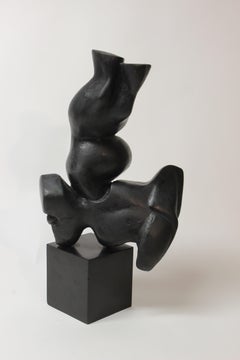 Abstract Bronze Sculpture by Elbert Weinberg