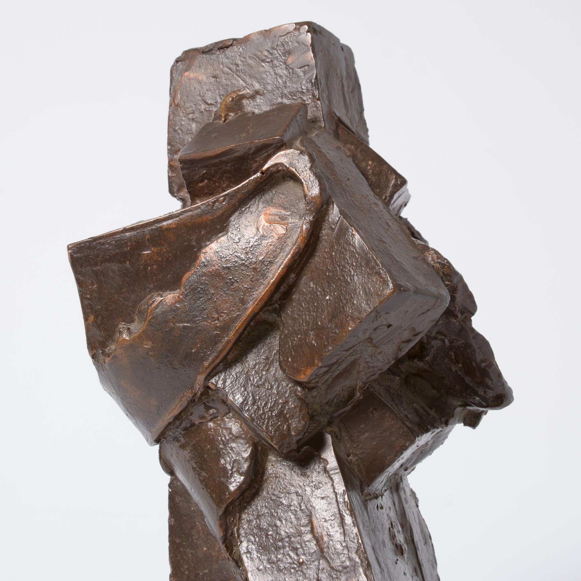 Late 20th Century Abstract Bronze Sculpture by Luc Verschueren