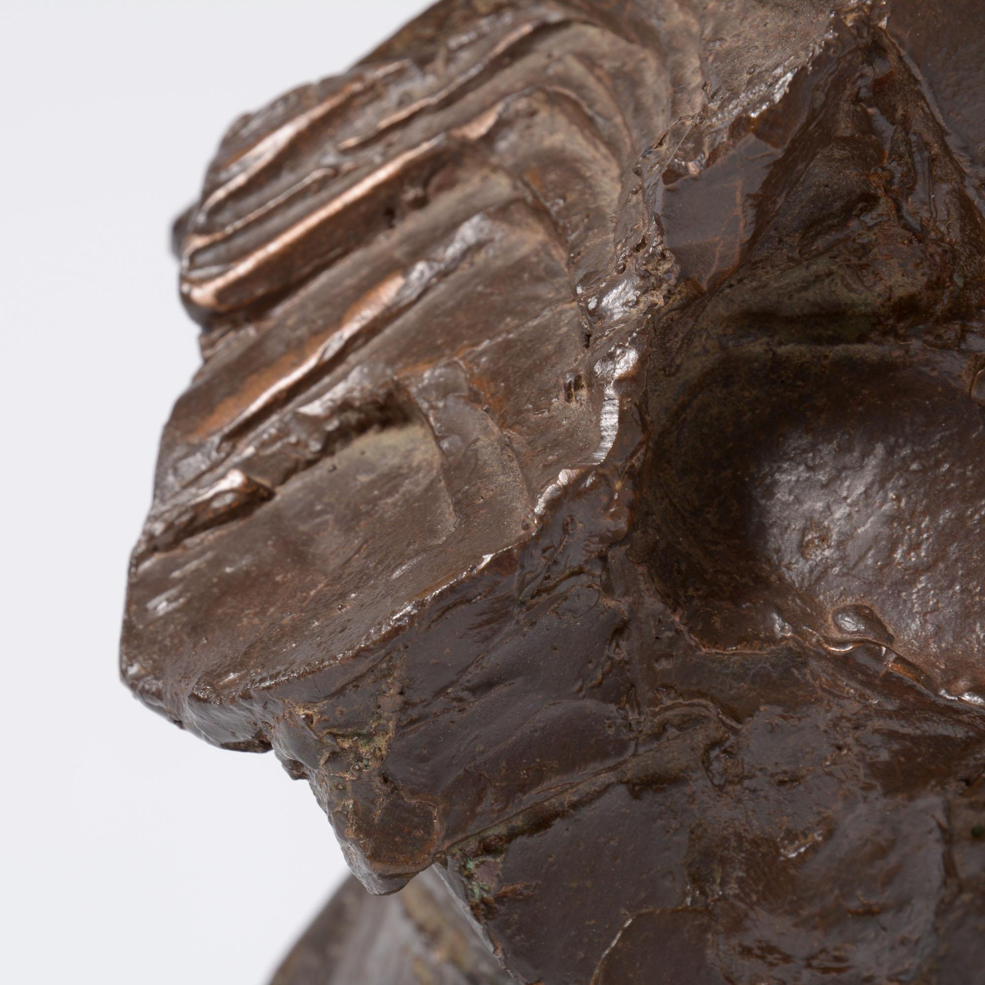 Abstract Bronze Sculpture by Luc Verschueren 1