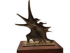Abstract Bronze Sculpture by Mohammad Ghani Hikmat