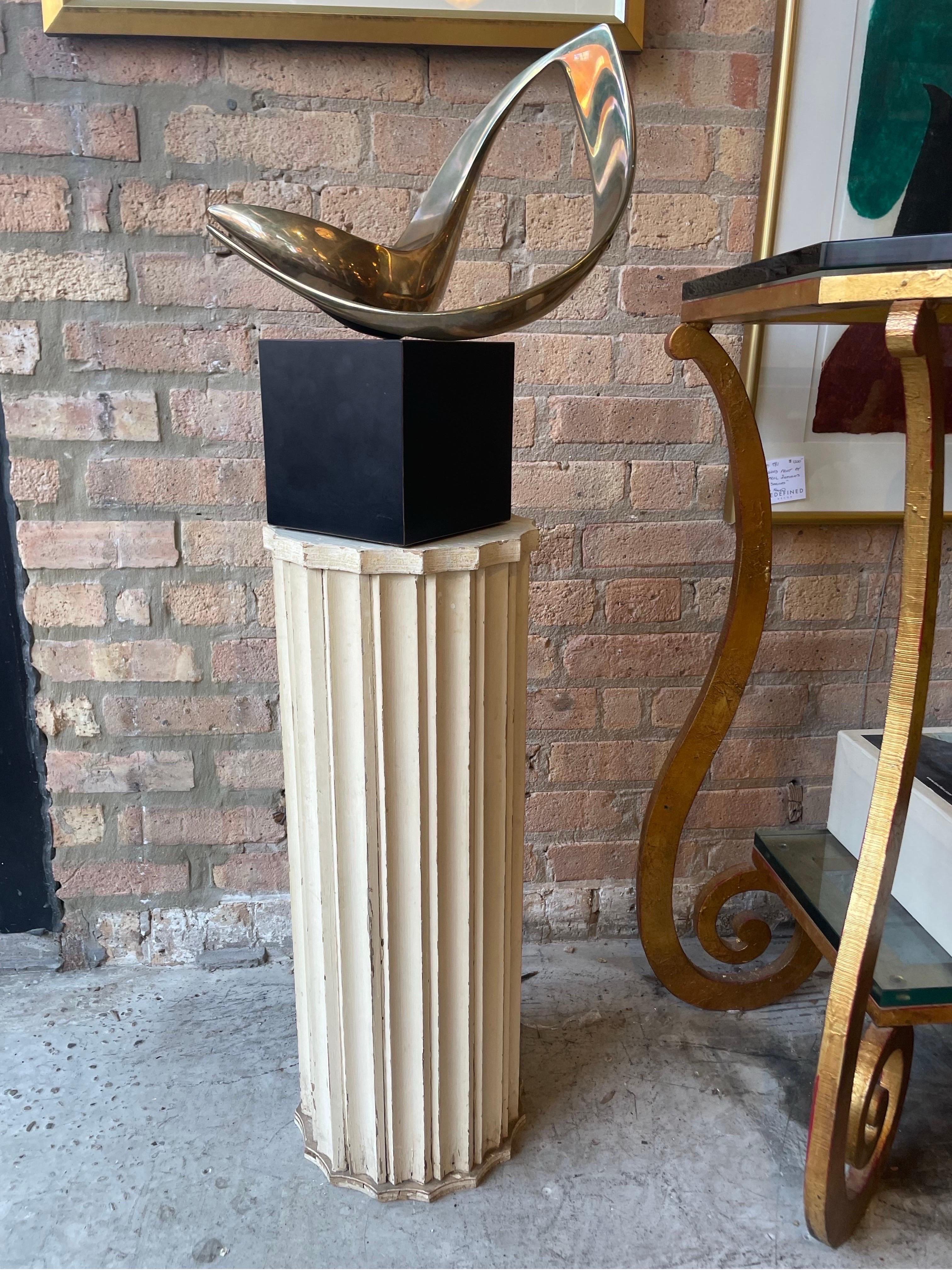 Bronze Abstract bronze sculpture by Robbie Robins For Sale