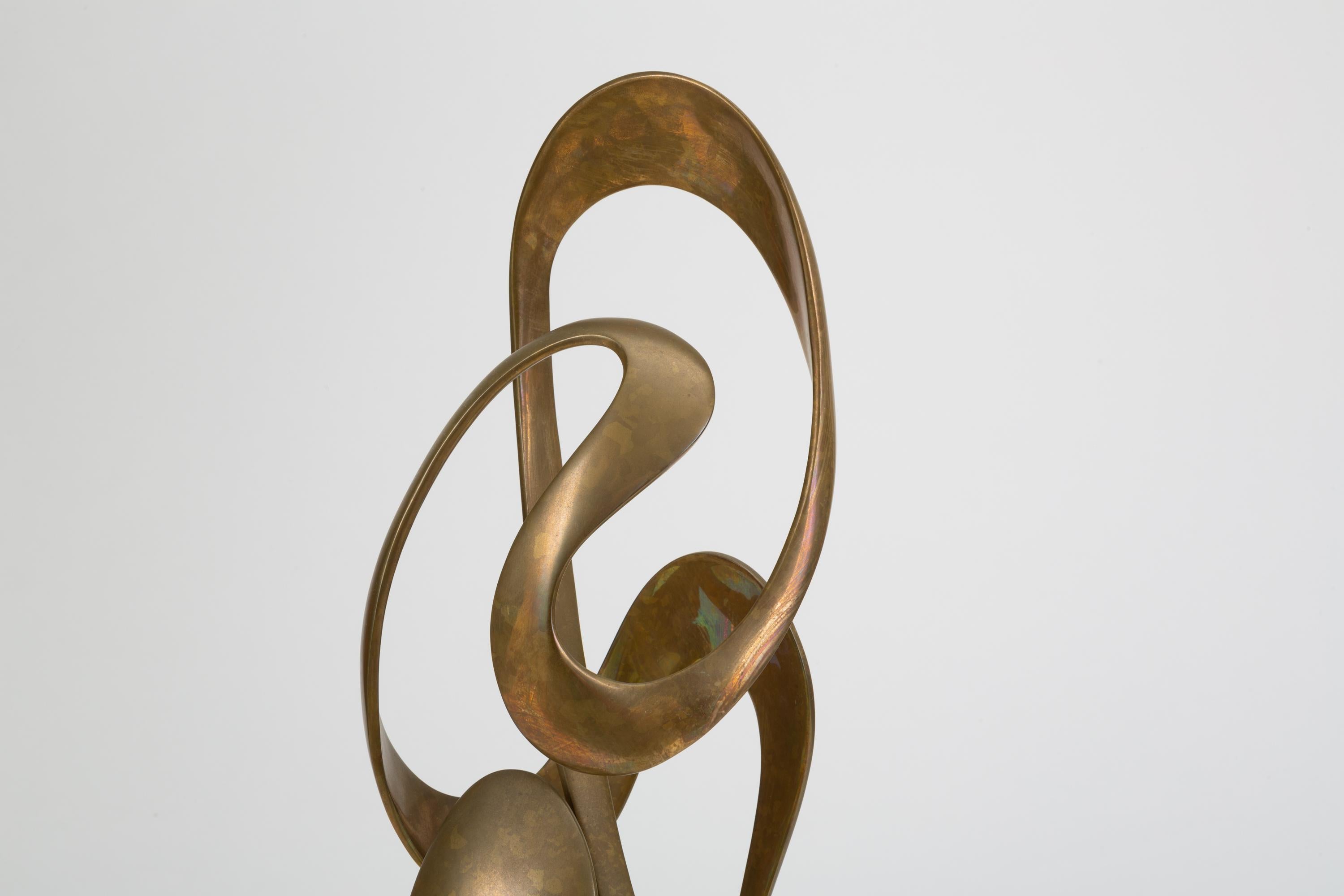 Abstract Bronze Sculpture by Tom Bennett 3