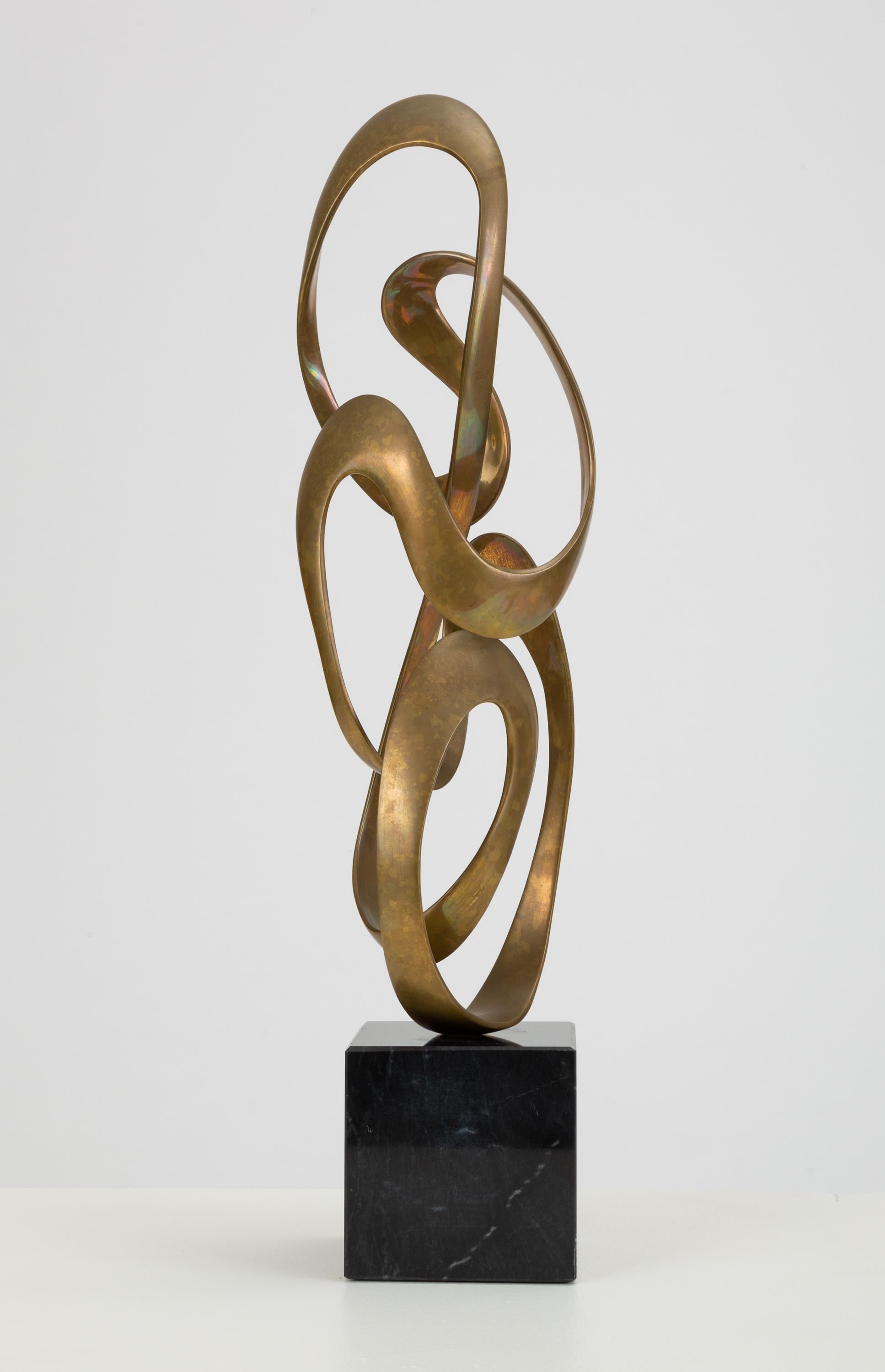 Modern Abstract Bronze Sculpture by Tom Bennett