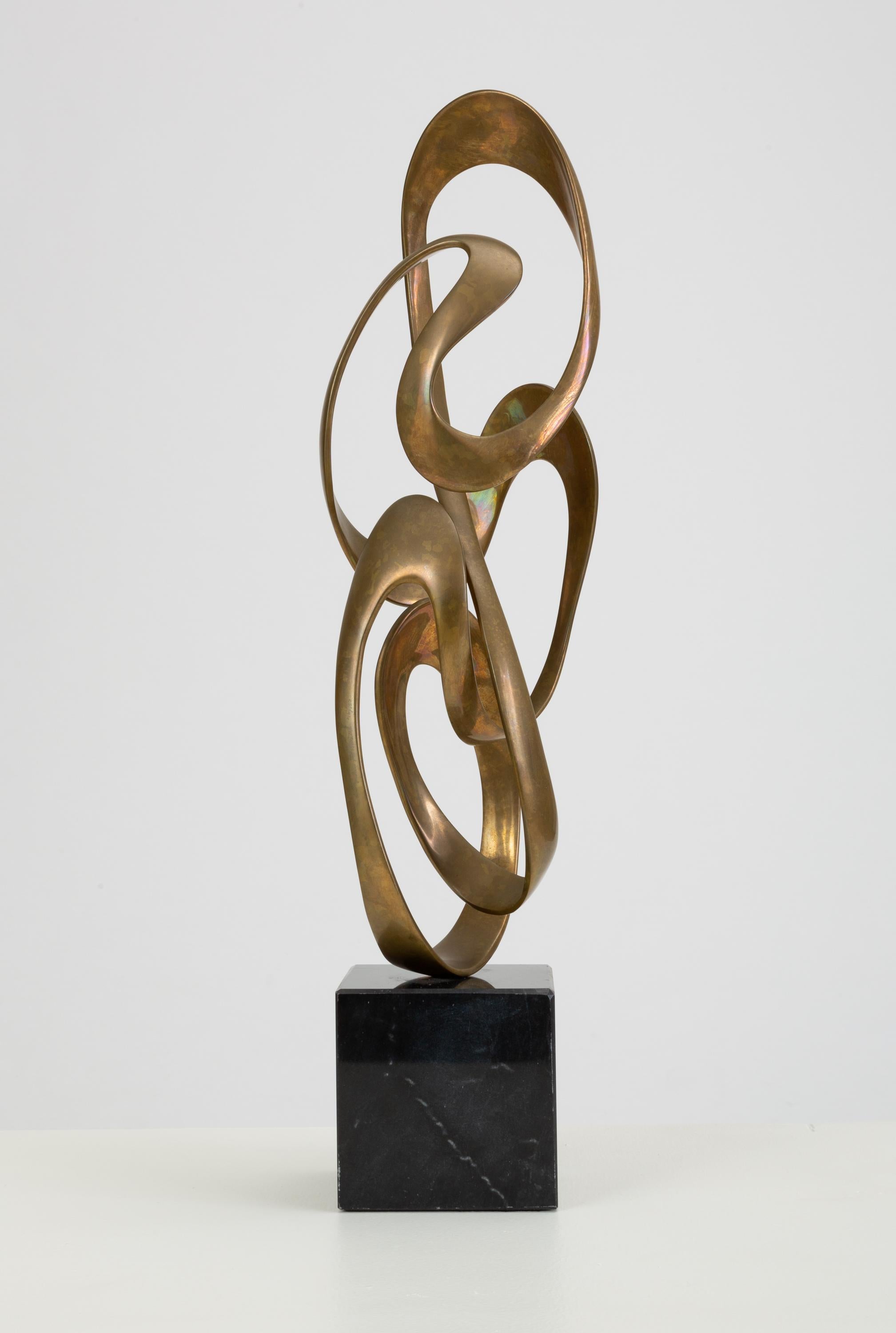 Abstract Bronze Sculpture by Tom Bennett In Excellent Condition In Los Angeles, CA