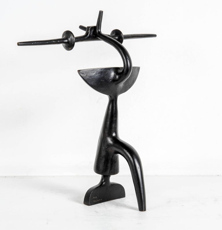 Abstract Bronze Sculpture by Victor Roman For Sale 1
