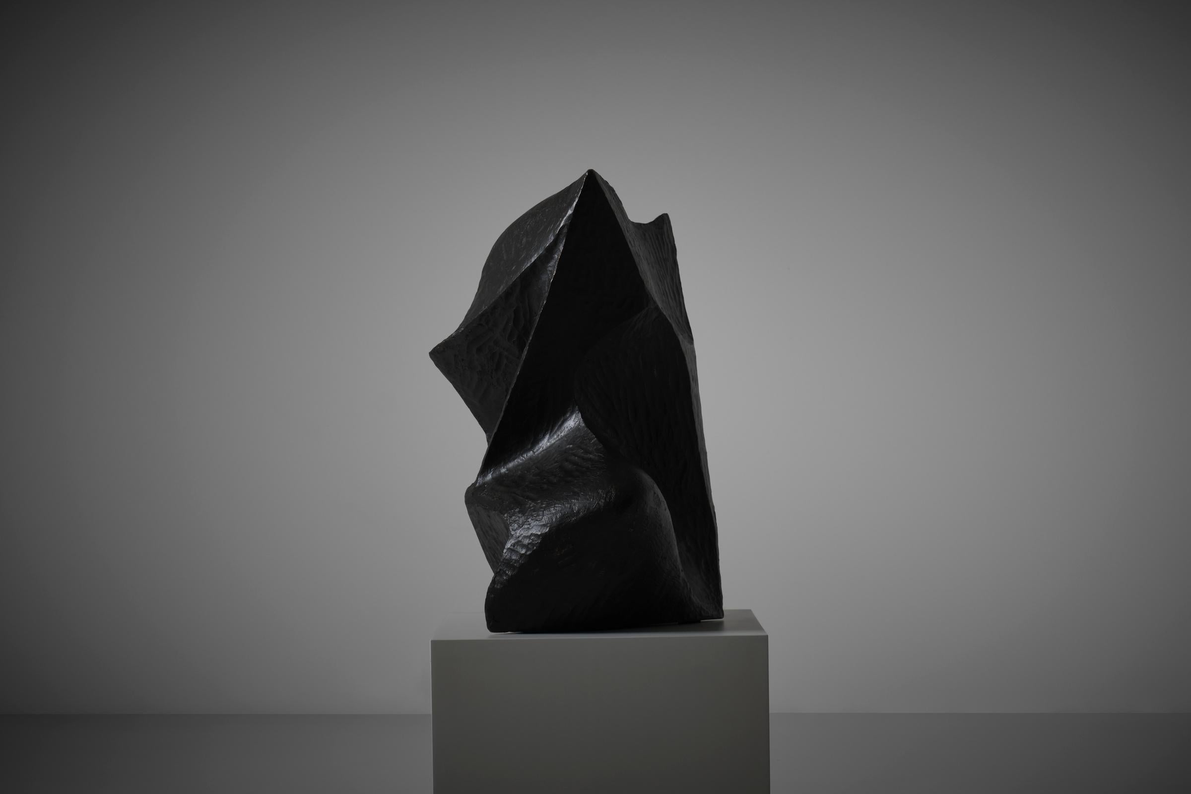 Abstract Bronze sculpture by Yasuo Fuke, 1960s 2