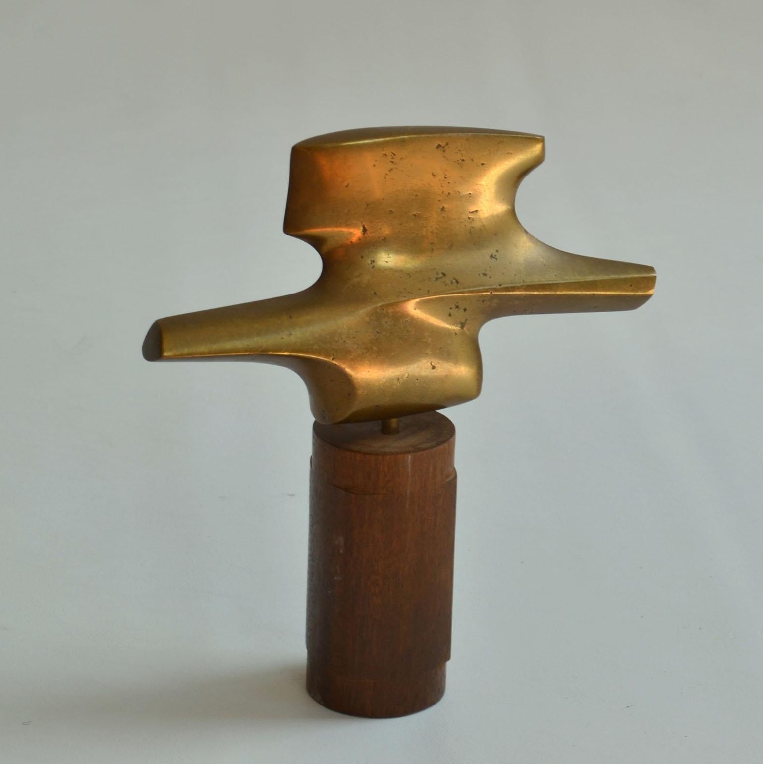 Abstract Organic Bronze Sculpture Dutch 1970 In Excellent Condition For Sale In London, GB