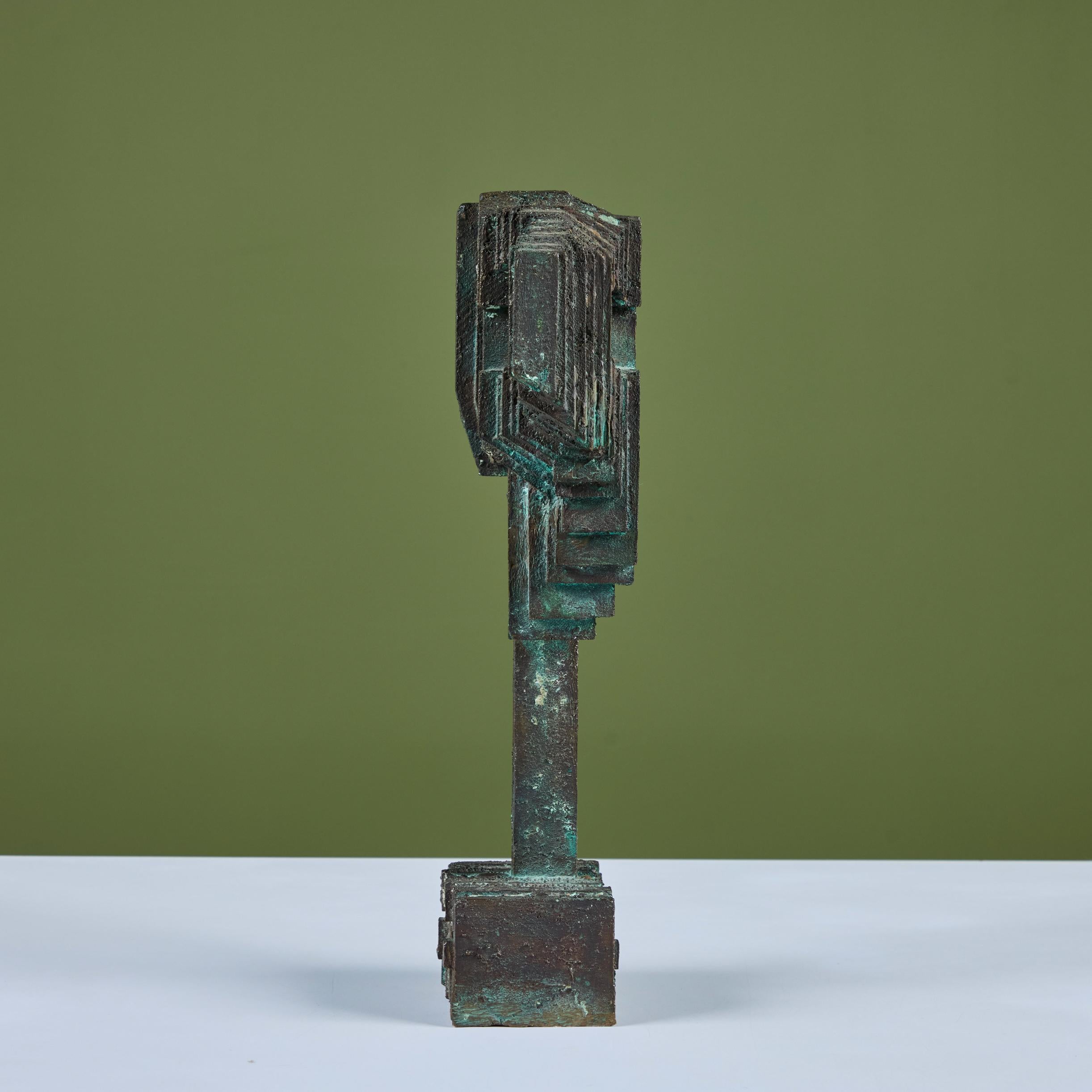Scultura astratta in bronzo in vendita 3