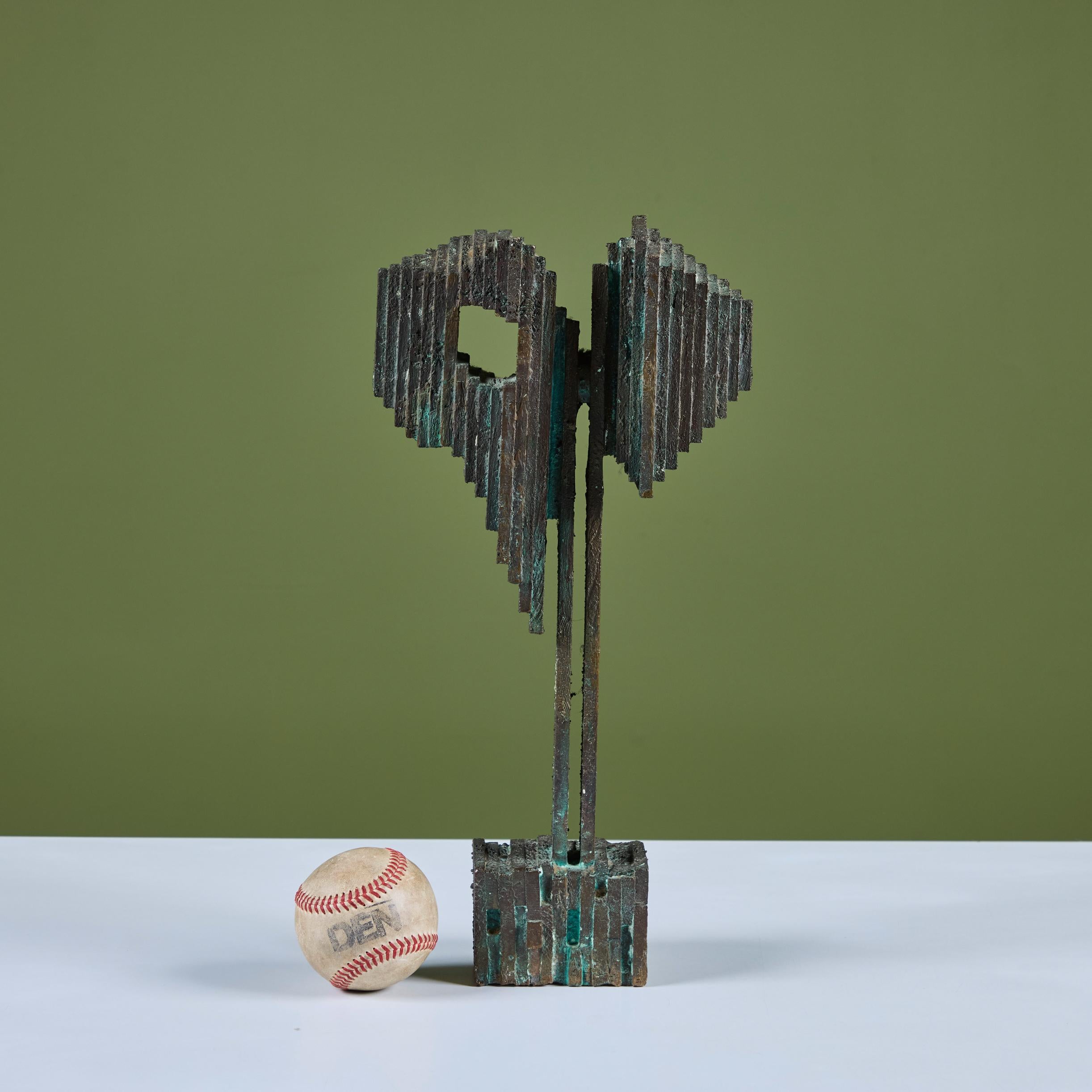 Mid-Century moderno Scultura astratta in bronzo in vendita