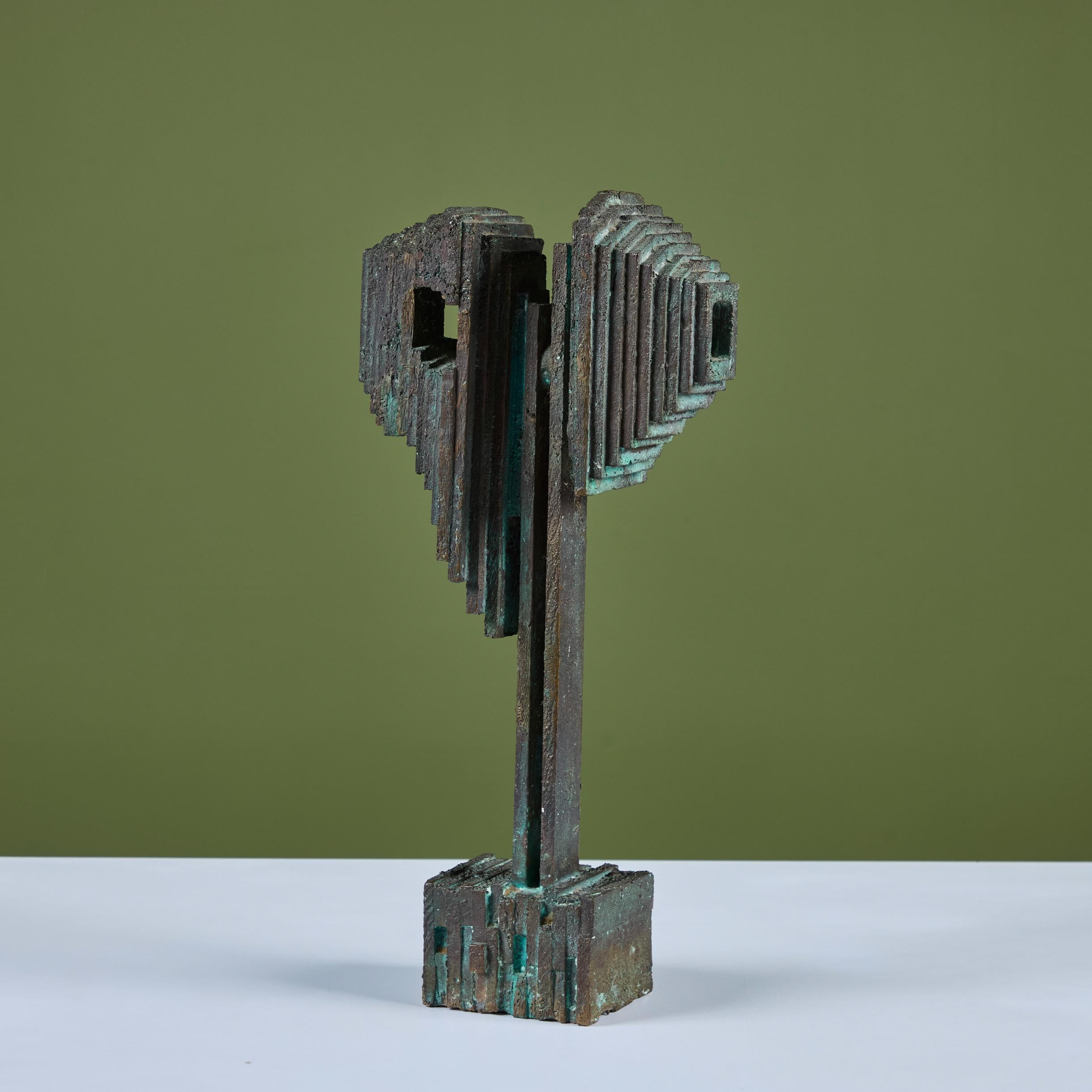 Scultura astratta in bronzo In condizioni buone in vendita a Los Angeles, CA