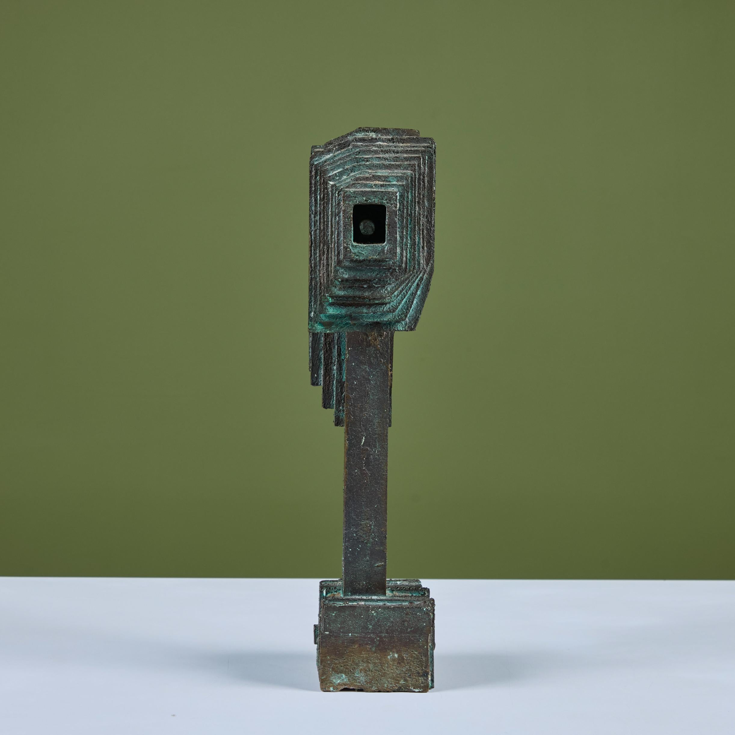 XX secolo Scultura astratta in bronzo in vendita