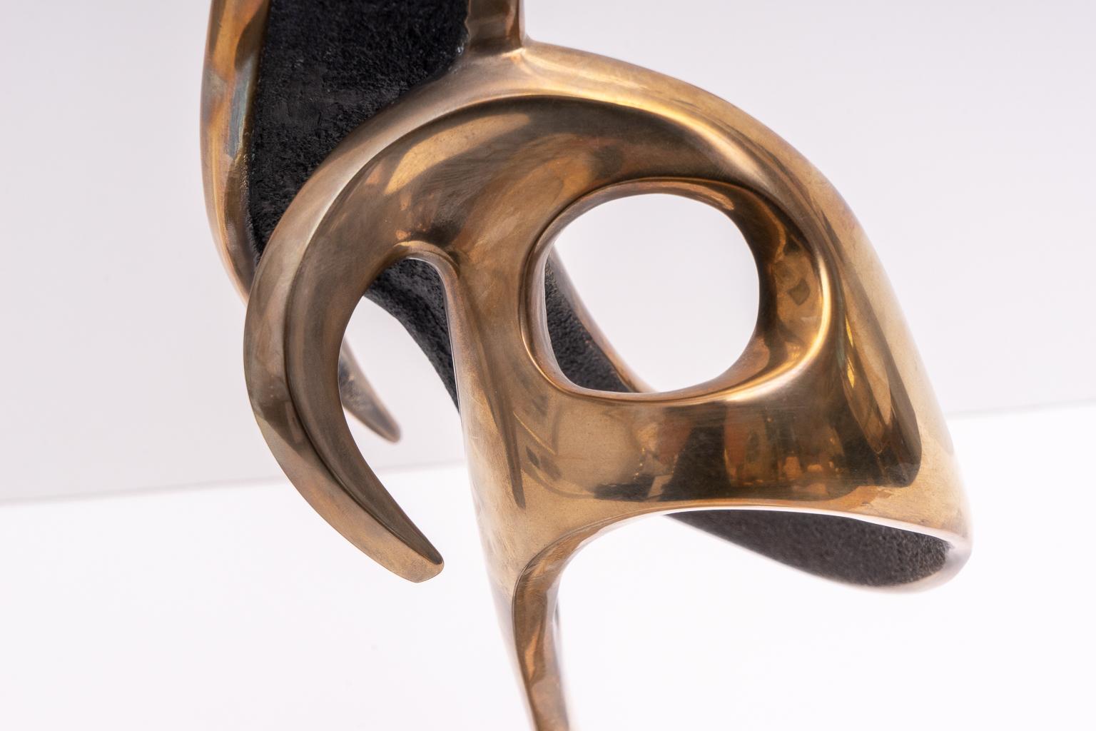 Abstract Bronze Sculpture In Good Condition In West Palm Beach, FL