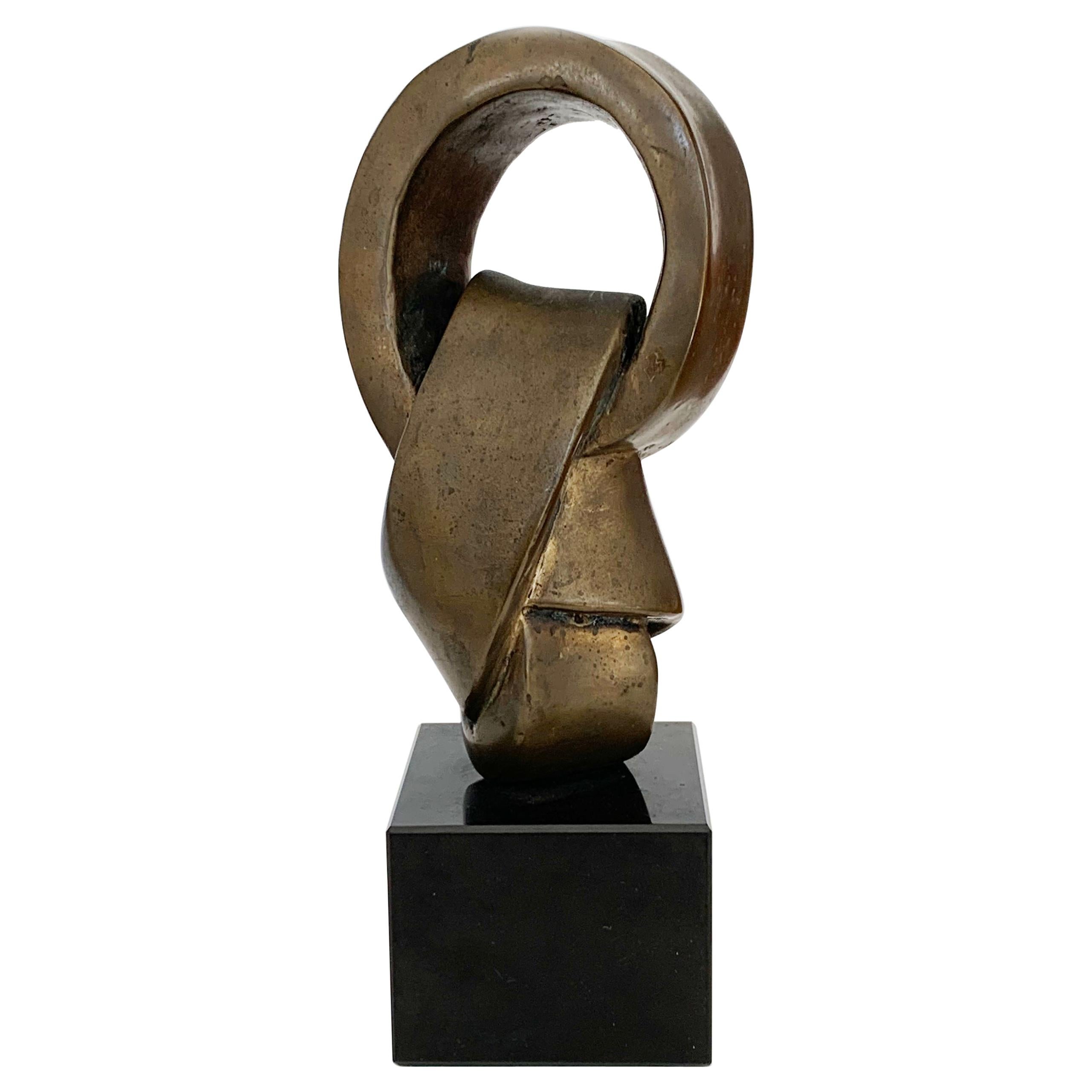 Abstract Bronze Sculpture by Amedeo Fiorese For Sale at 1stDibs
