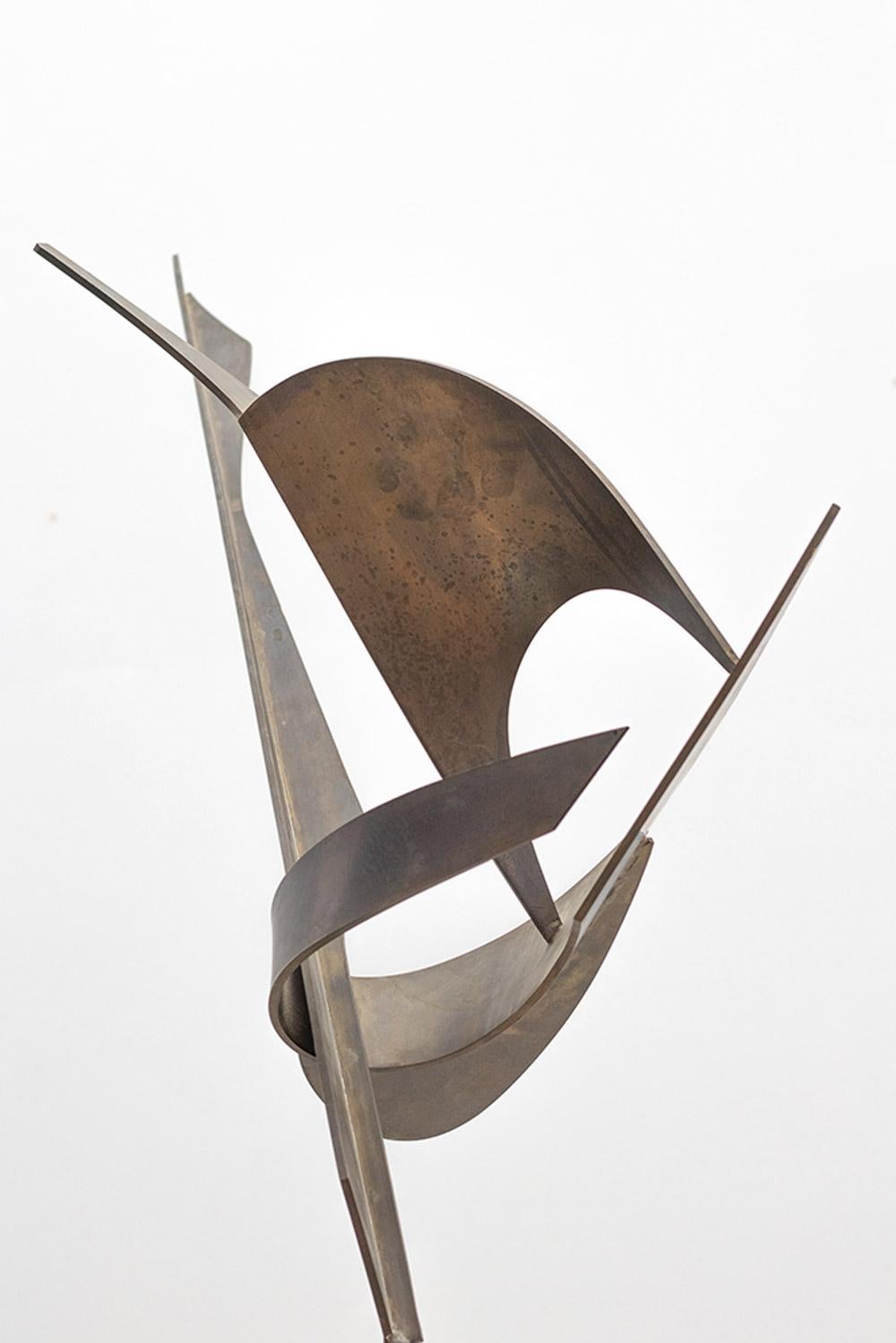 Abstract bronze sculpture, France 4