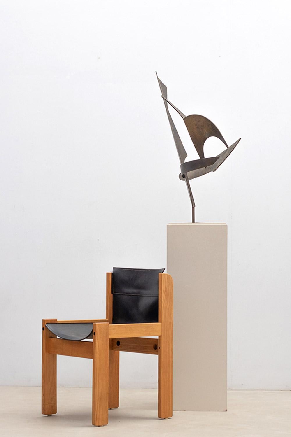 Abstract bronze sculpture, France 6