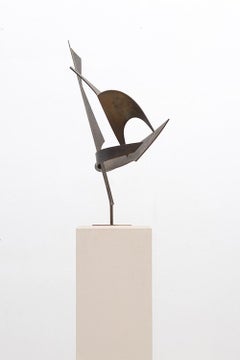 Abstrakte Bronzeskulptur, Frankreich