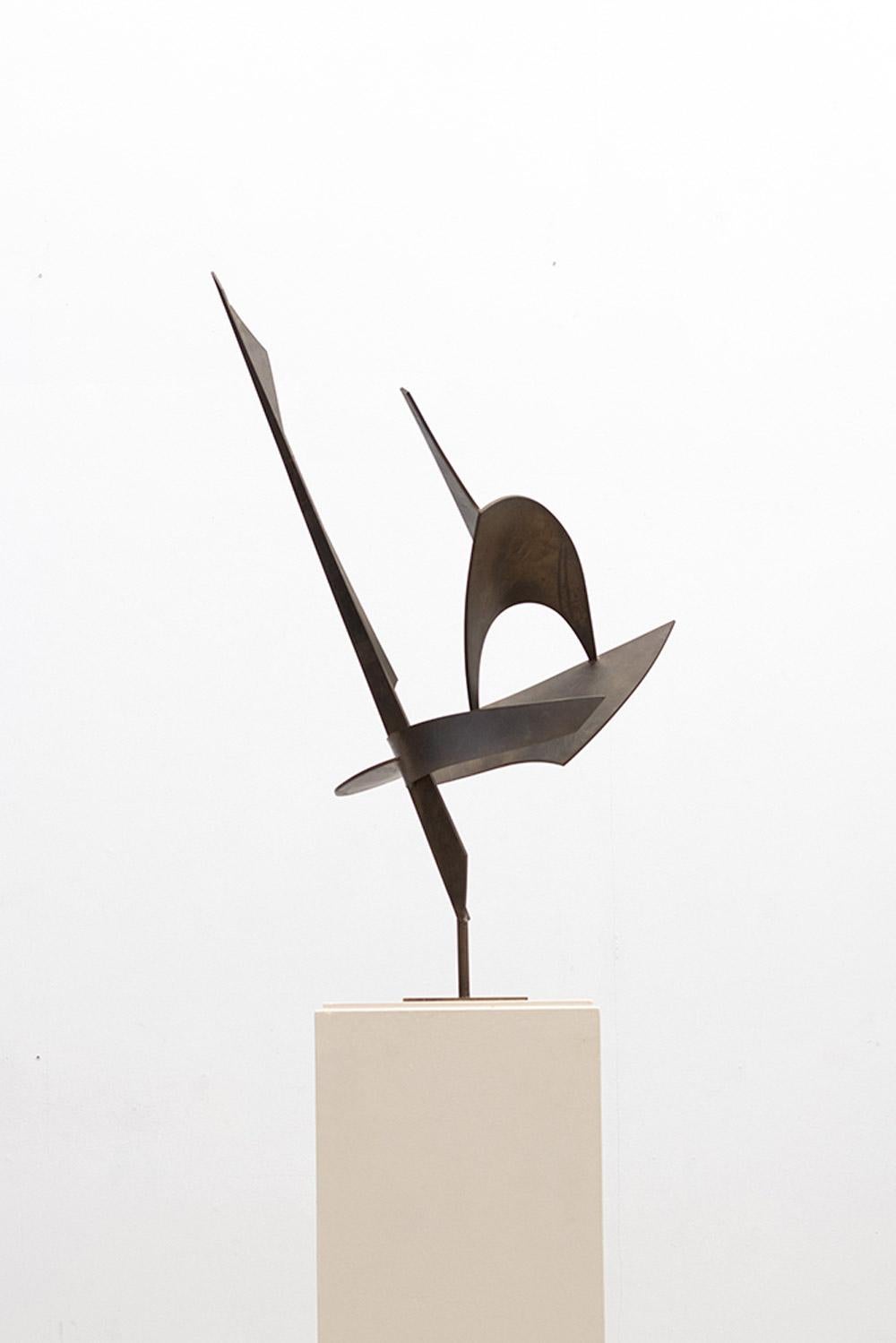 French Abstract bronze sculpture, France